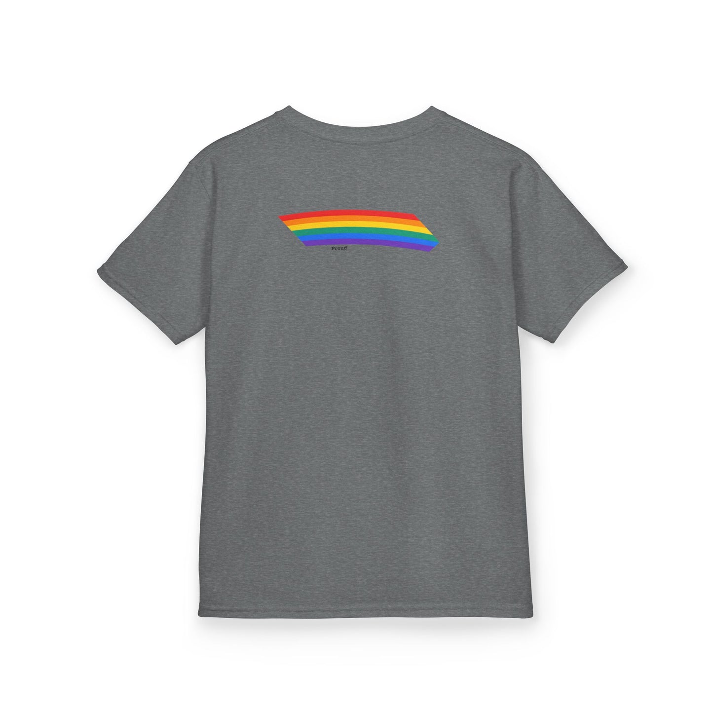 Kids Rainbow Graphic Tee - "Love out Loud" Design pride