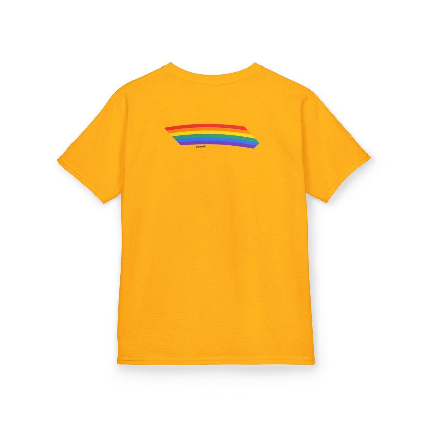 Kids Rainbow Graphic Tee - "Love out Loud" Design pride