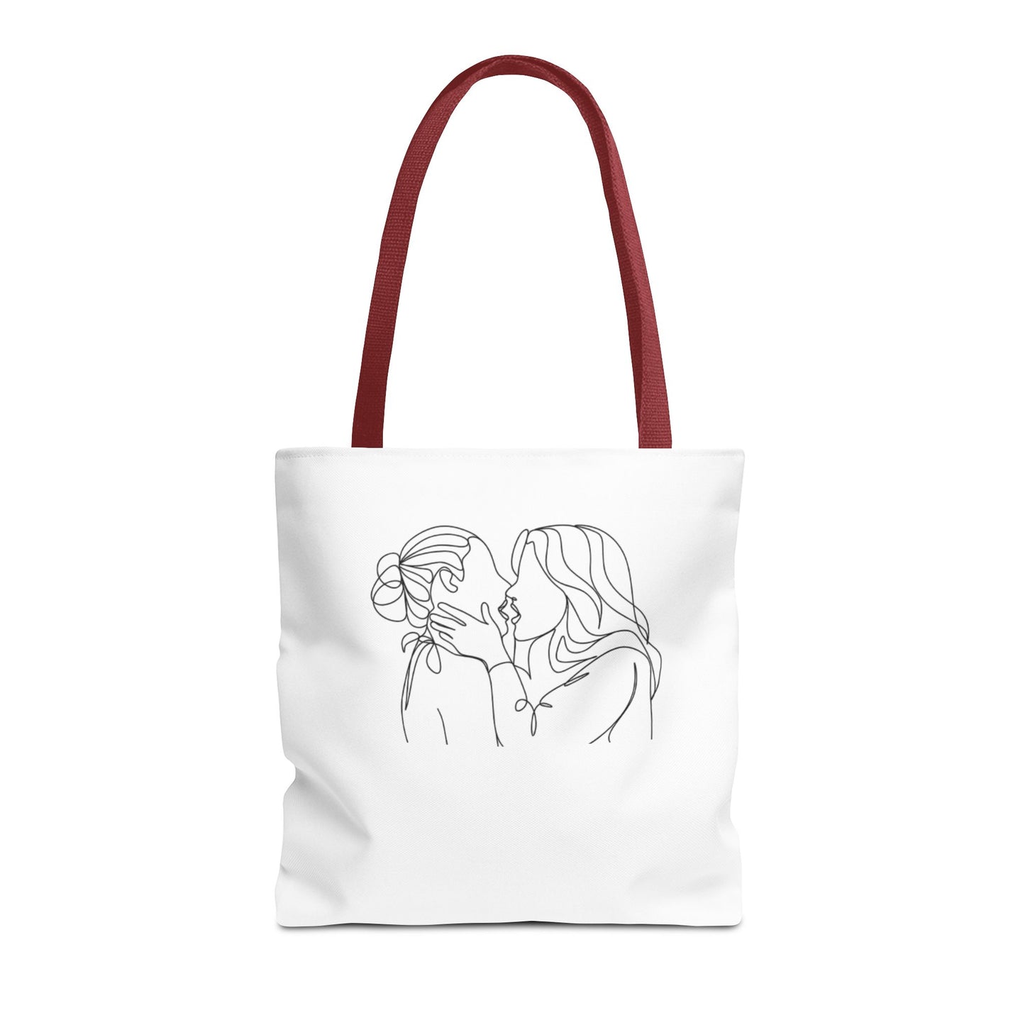 Lesbian Kiss Naughty Lyrics Tote Bag