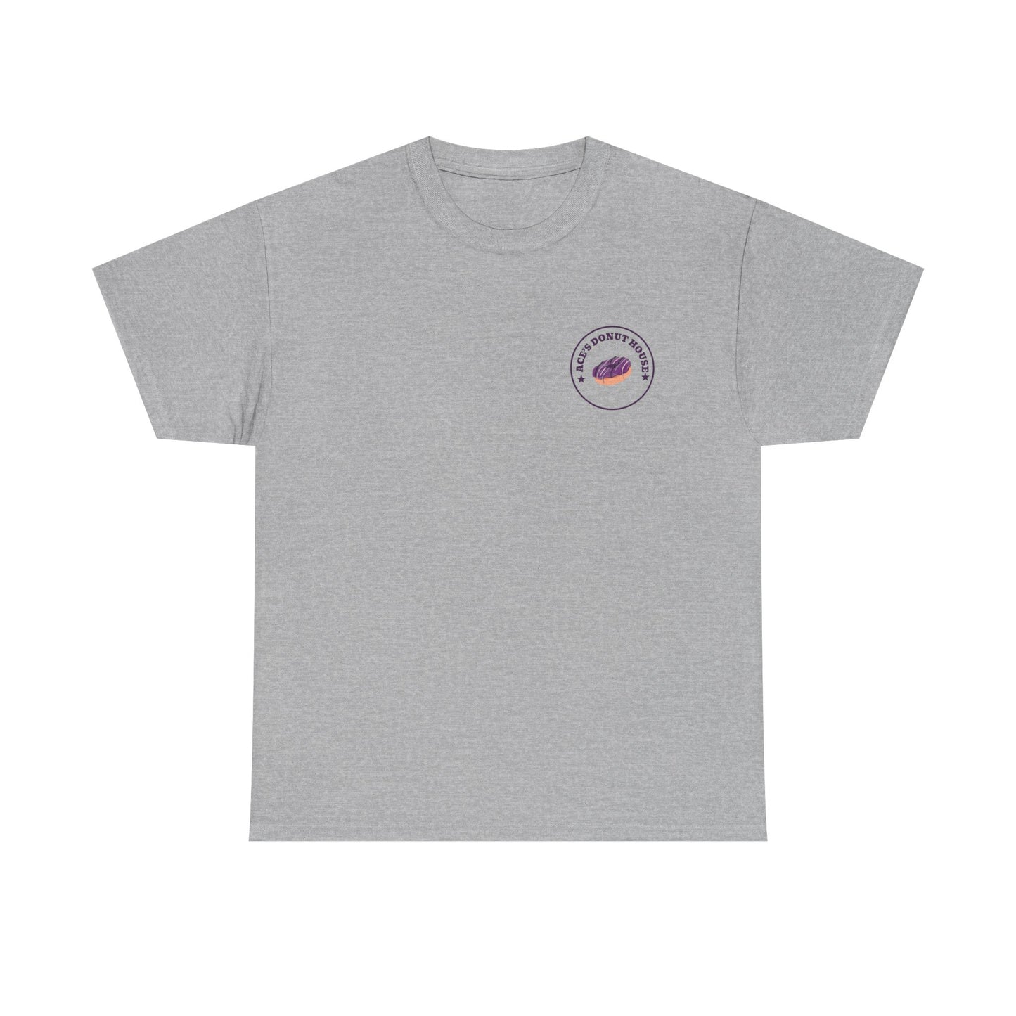 Unisex Heavy Cotton Tee - Ace and Aro fun tee "donut need sex or romance" Casual T-Shirt