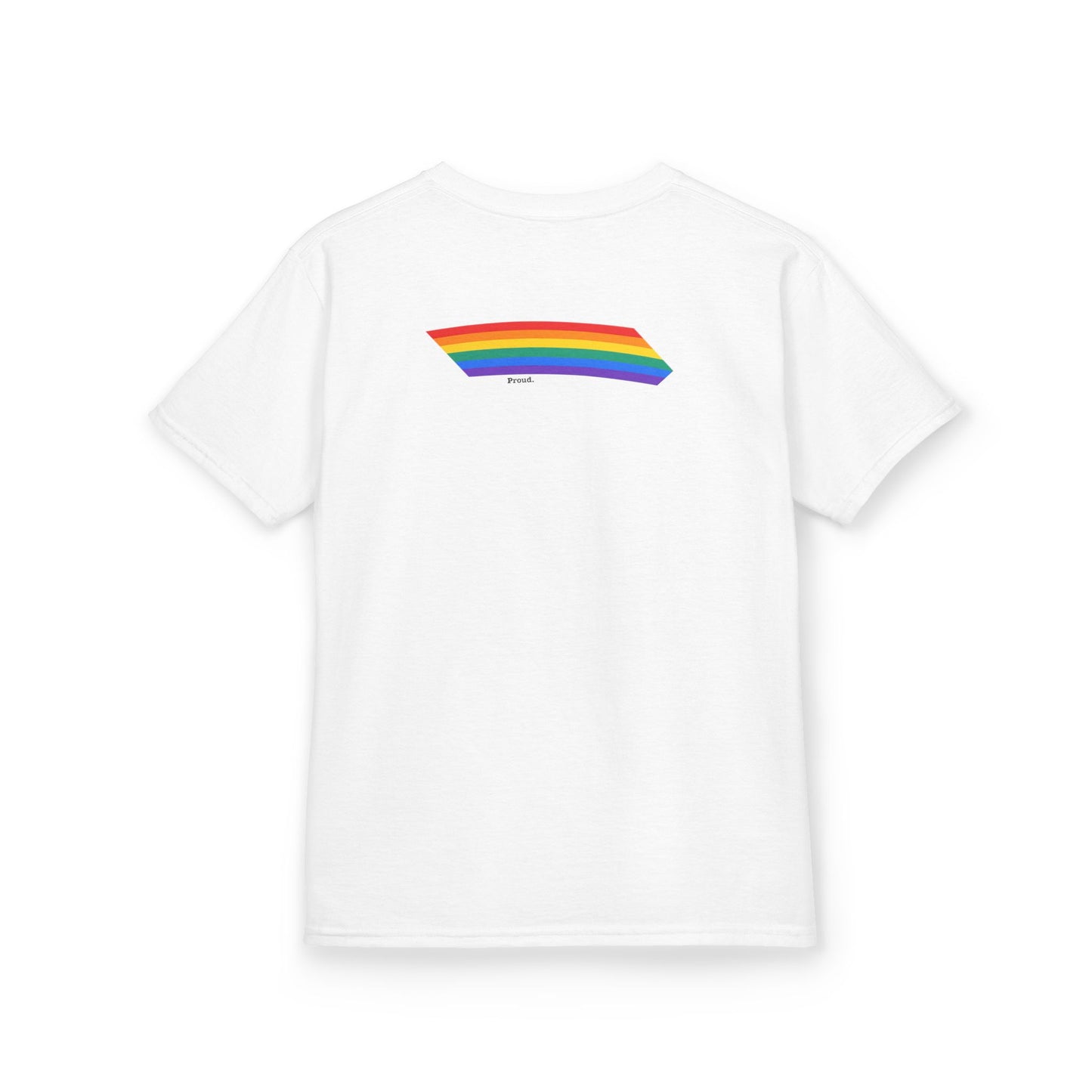 Kids Rainbow Graphic Tee - "Love out Loud" Design pride