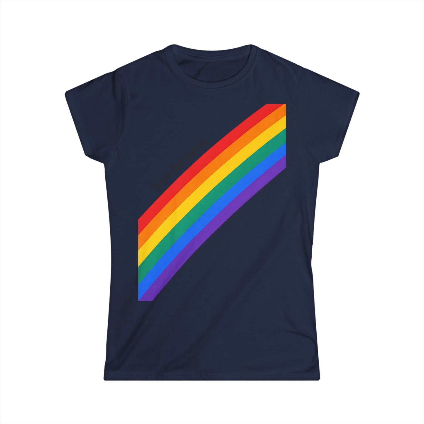 Pride Rainbow Tee - Love out loud & proud