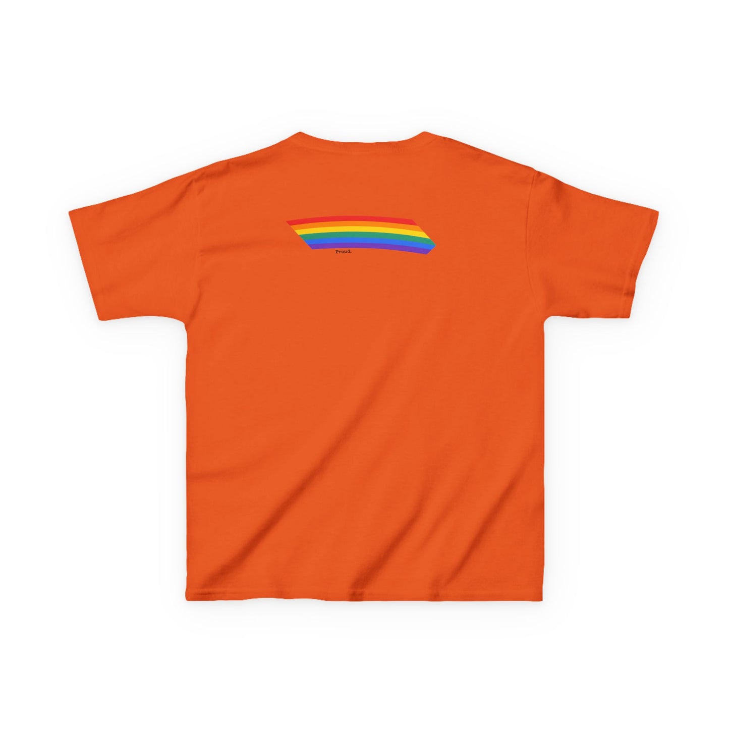 Kids Rainbow Graphic Tee - "Love out Loud" Design pride