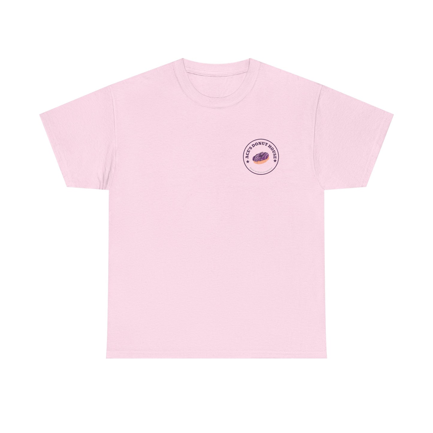 Unisex Heavy Cotton Tee - Ace and Aro fun tee "donut need sex or romance" Casual T-Shirt