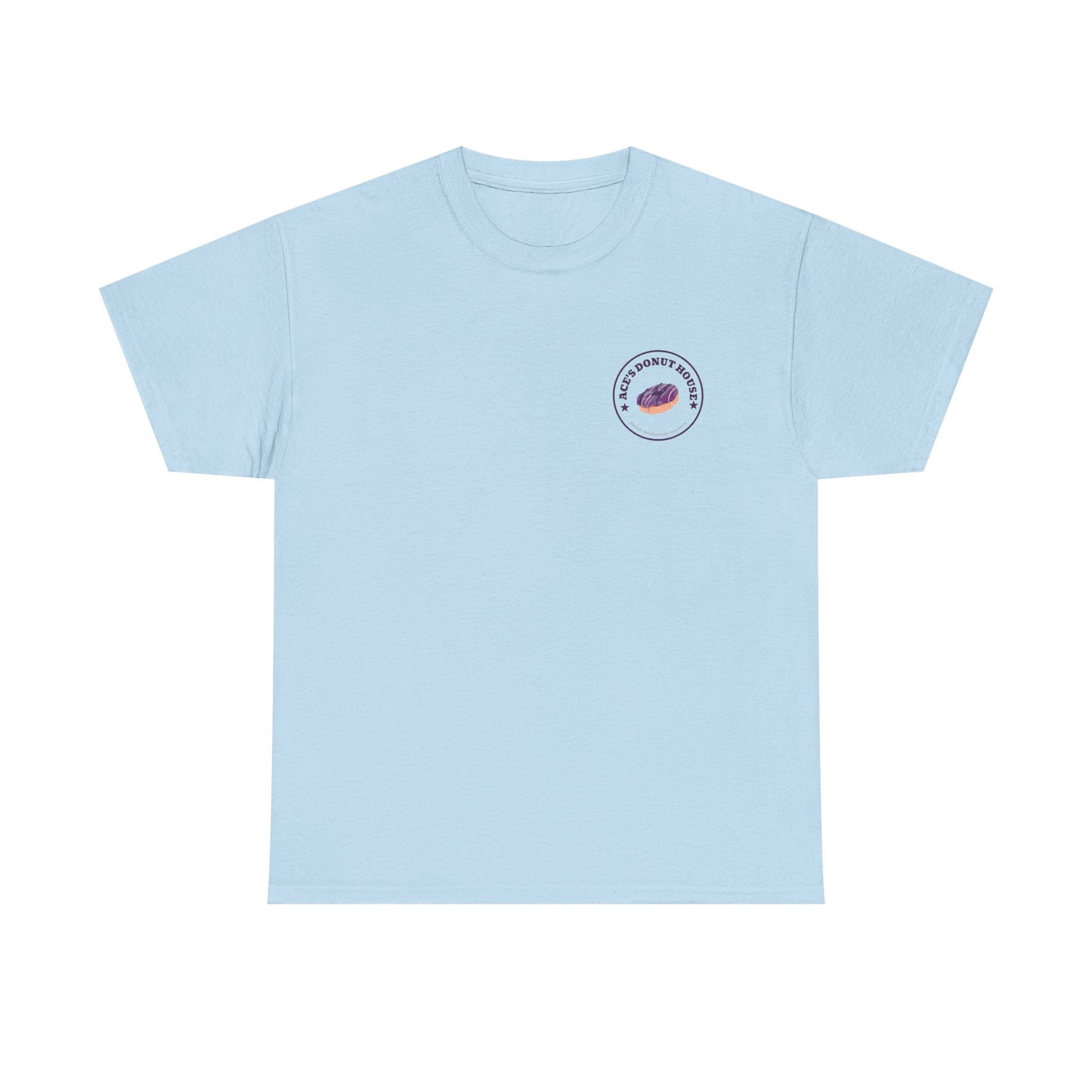 Unisex Heavy Cotton Tee - Ace and Aro fun tee "donut need sex or romance" Casual T-Shirt