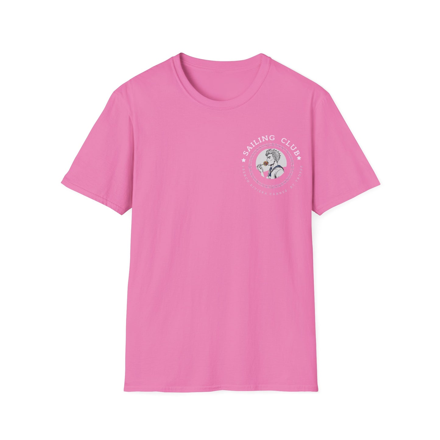 QUEER Sailing Club Unisex Softstyle T-Shirt - Fun Nautical Graphic Tee