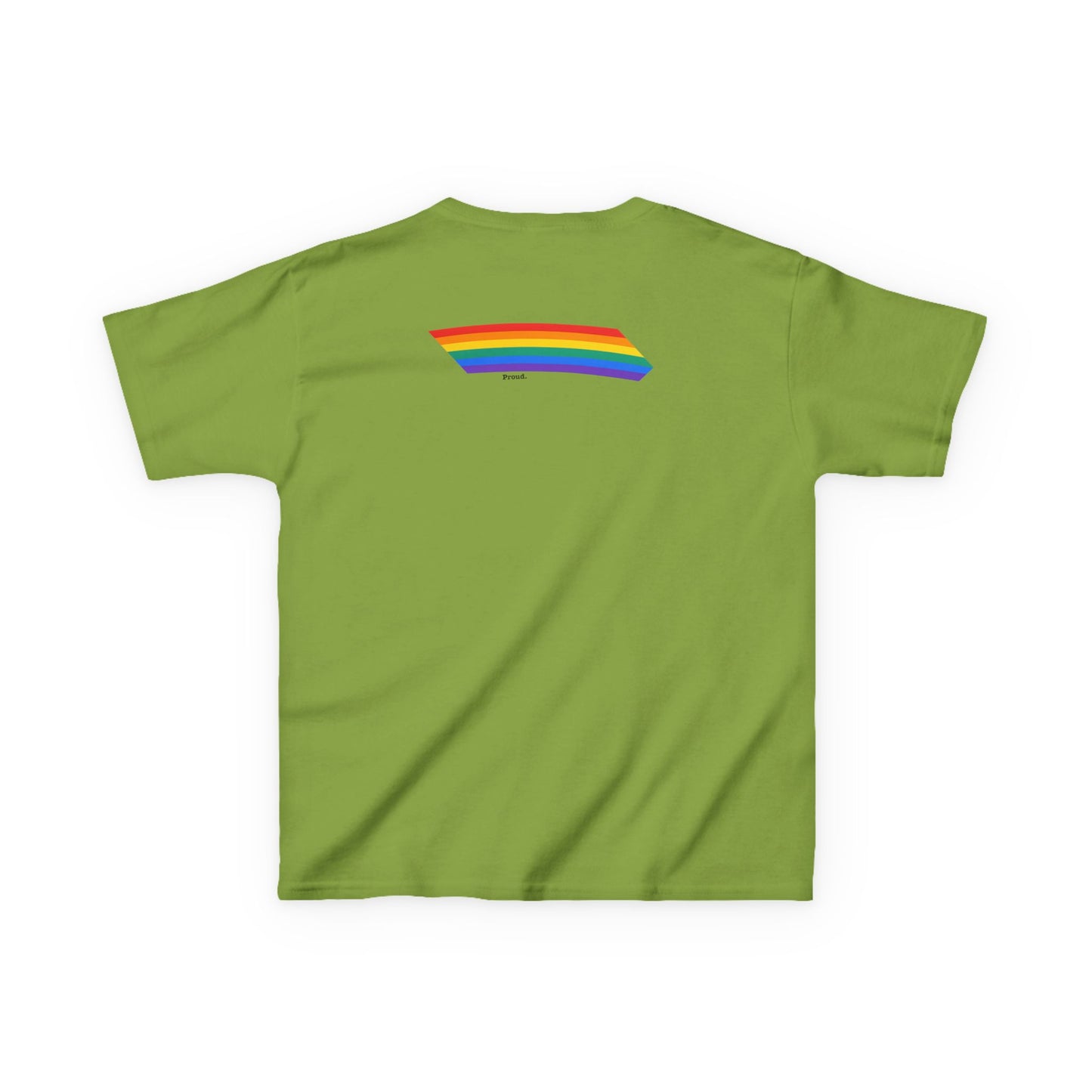 Kids Rainbow Graphic Tee - "Love out Loud" Design pride