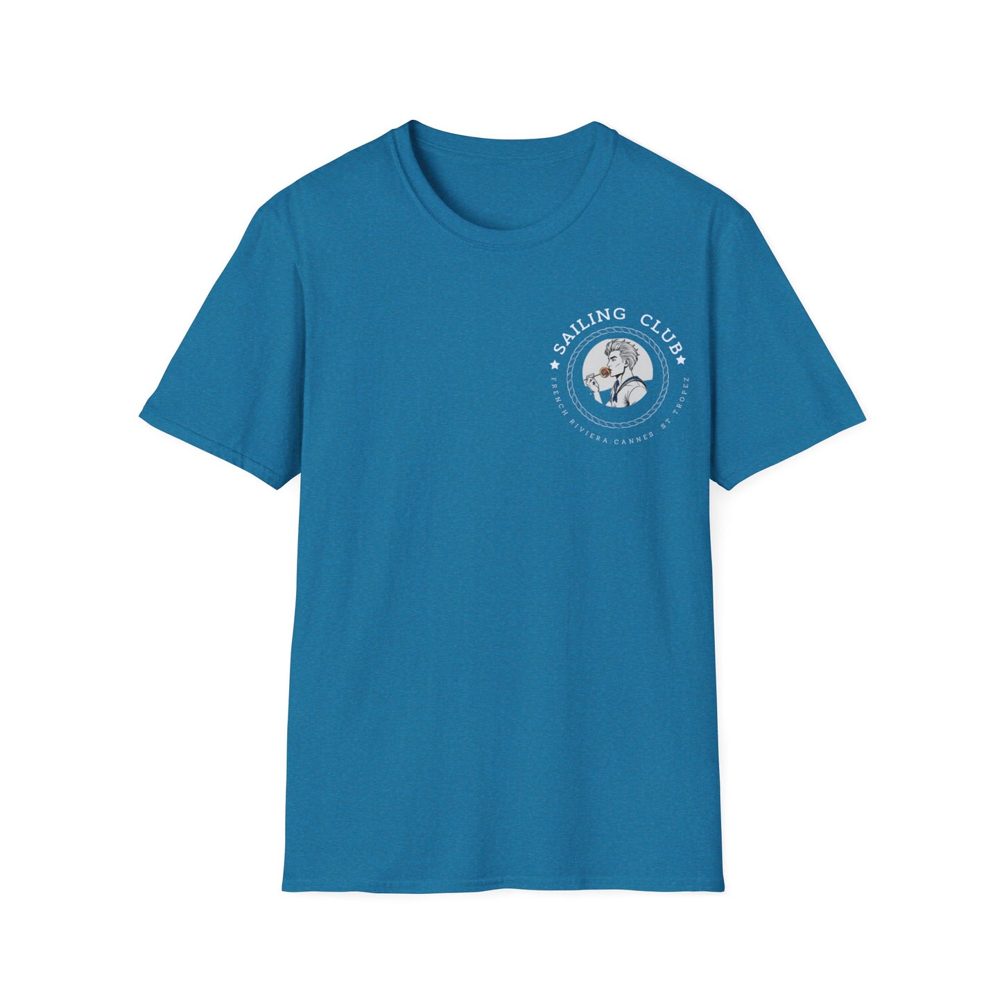 QUEER Sailing Club Unisex Softstyle T-Shirt - Fun Nautical Graphic Tee