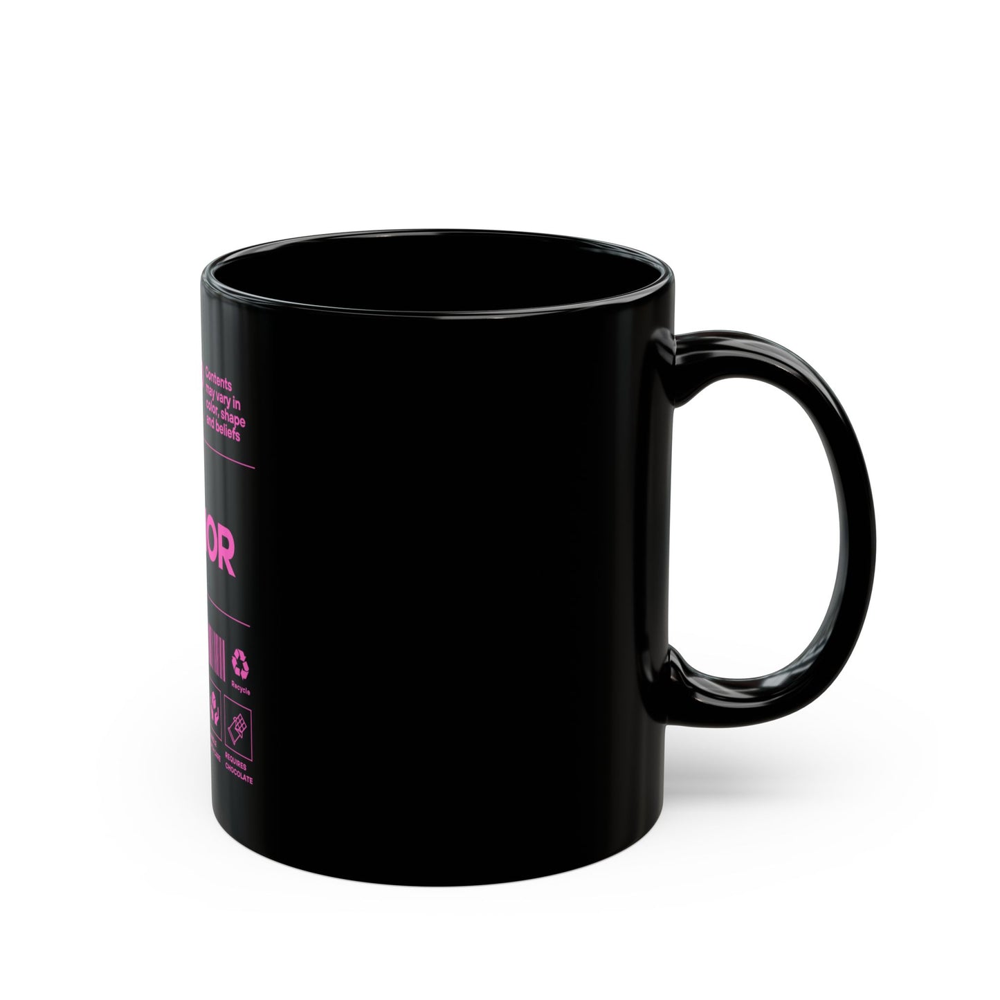 IVF Warrior Black Mug - Trending Infertility Awareness Coffee Cup, 11oz, 15oz, Gift for Treatment Support, Inspirational Quote