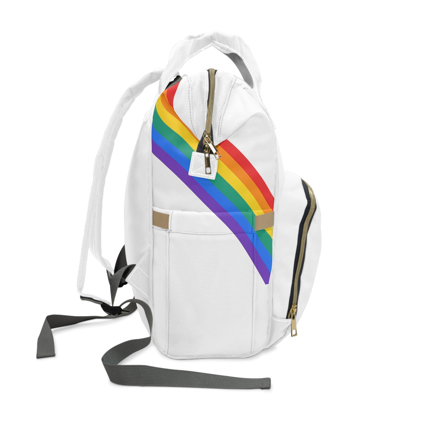 Rainbow Poop Emoji Diaper Backpack - Fun & Functional Baby Gear