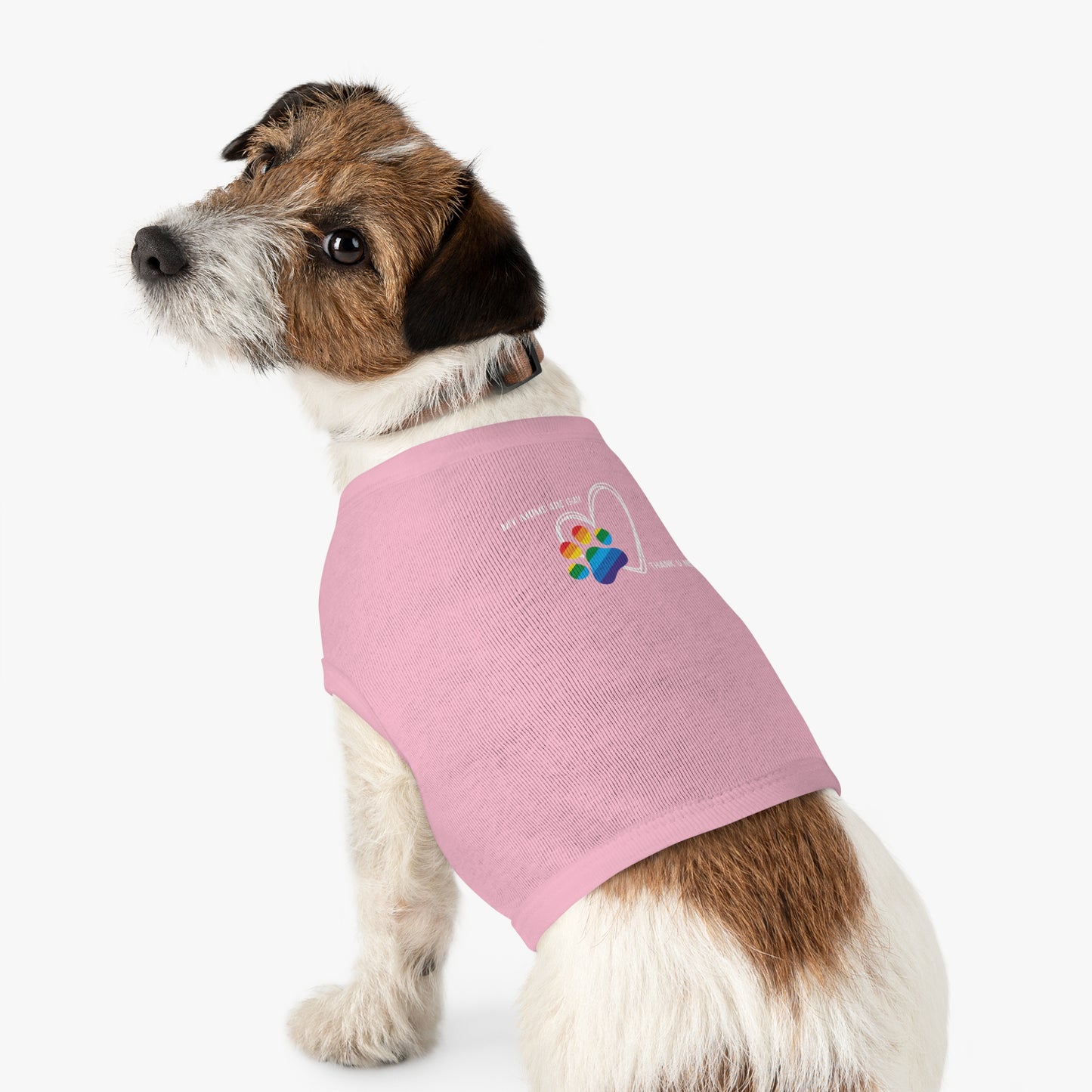 PRIDE Dog Paw Print Pet Tank Top - My Mums Are Gay - LGBTQ+ Pride Apparel