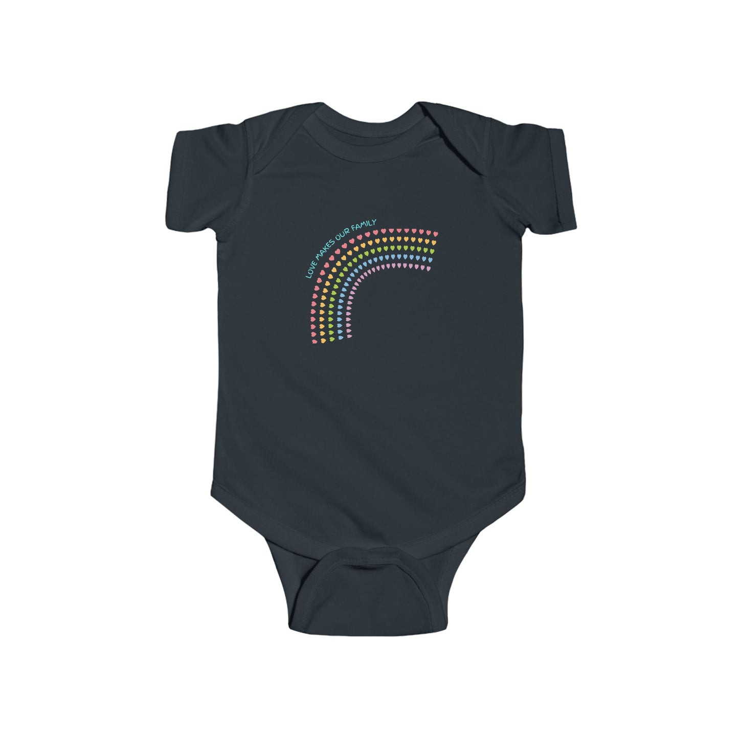 PRIDE Family LGBTQ+ Onesie, Baby Shower Gift, Fun Babywear, Adorable Infant Apparel, Perfect for Celebrations