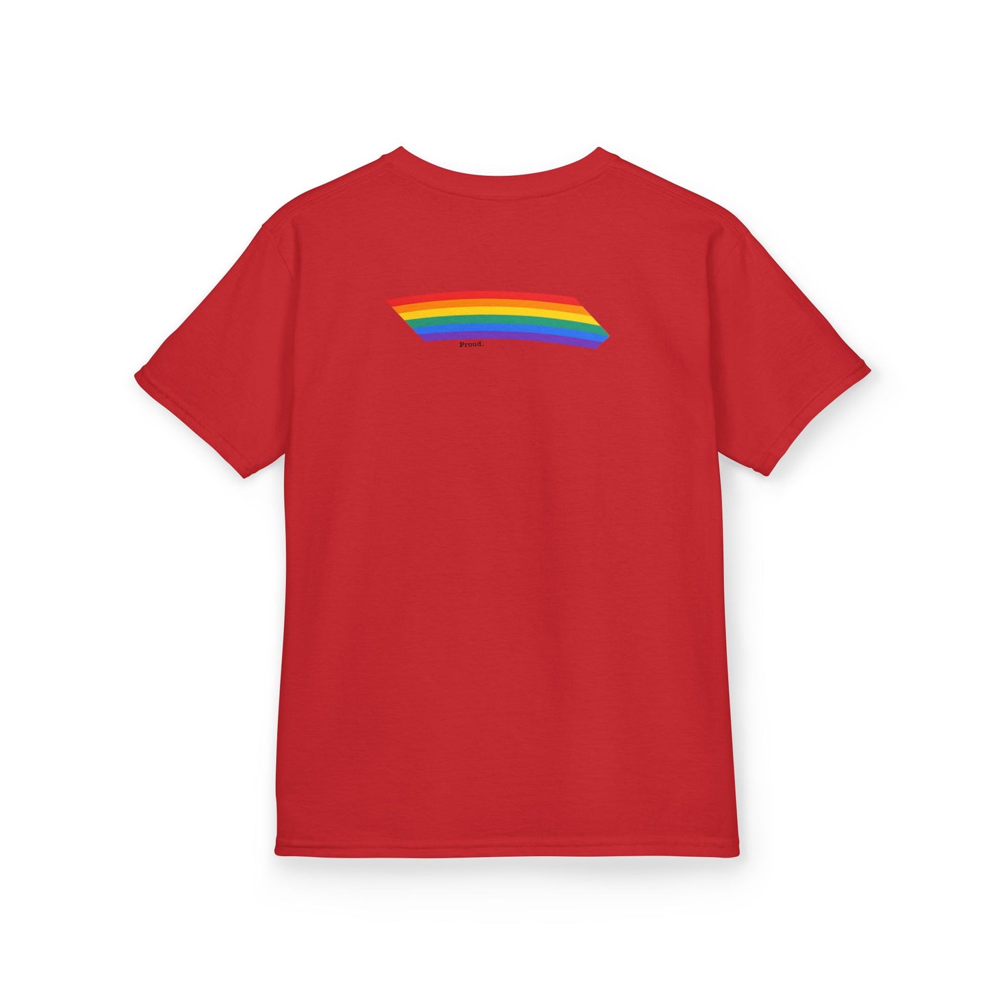 Kids Rainbow Graphic Tee - "Love out Loud" Design pride