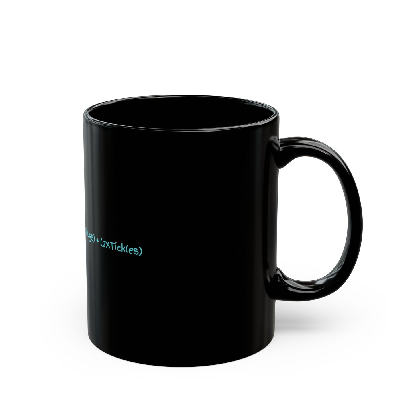 PRIDE LGBTQ Two Dads Fun Black Mug for two Dad family - Perfect Gift for two dads LGBT, Cute Coffee Cup, Mother's Day, Birthday, Family Time, Love & Hugs