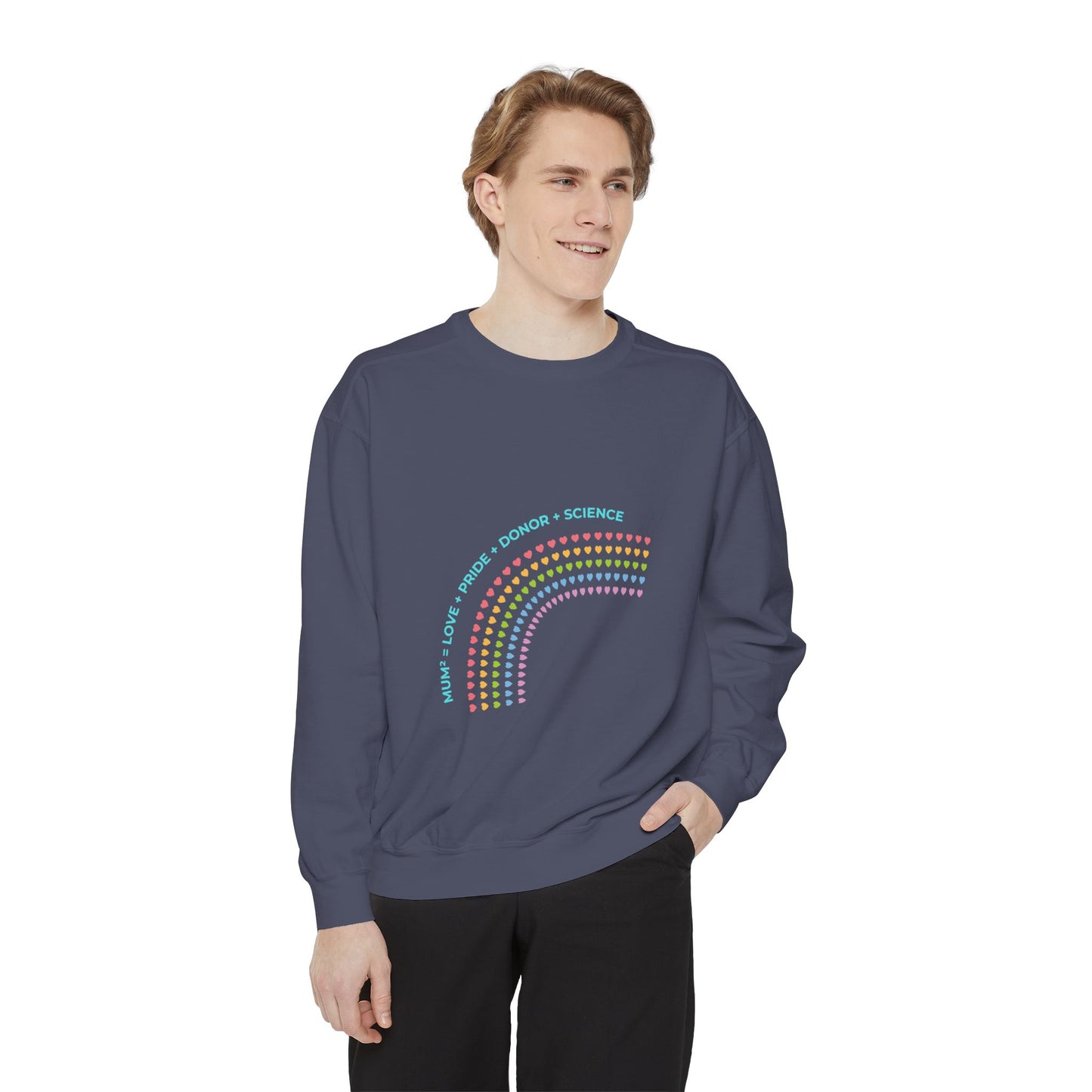 PRIDE MUMS Colorful Pride & Science Sweatshirt, Unisex Fashion, LGBTQ+ Apparel, Comfortable Casual Wear, Perfect Gift for Pride Month