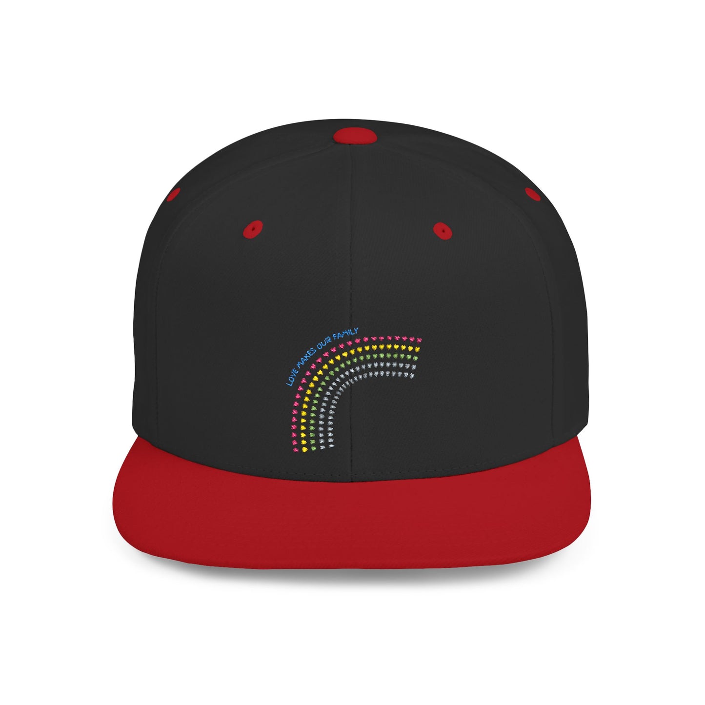 PRIDE LGBTQ+ FAMILY Snapback Cap, Fertility Awareness Hat, Embroidered Snapback, Pride Family matching caps