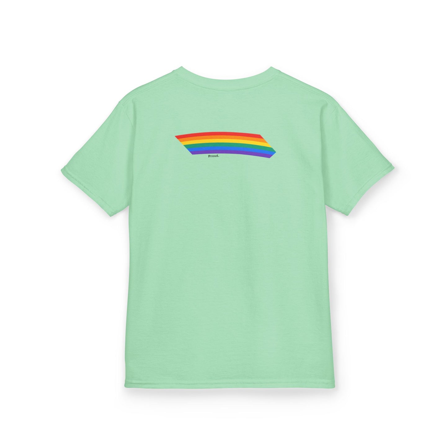 Kids Rainbow Graphic Tee - "Love out Loud" Design pride