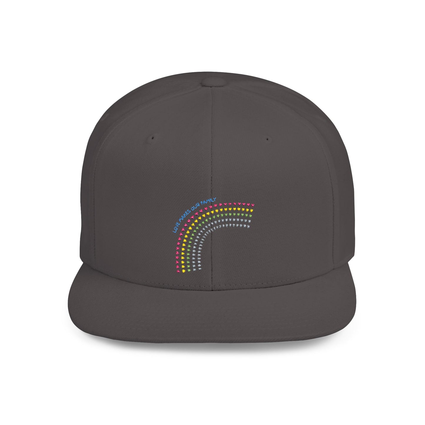 PRIDE LGBTQ+ FAMILY Snapback Cap, Fertility Awareness Hat, Embroidered Snapback, Pride Family matching caps