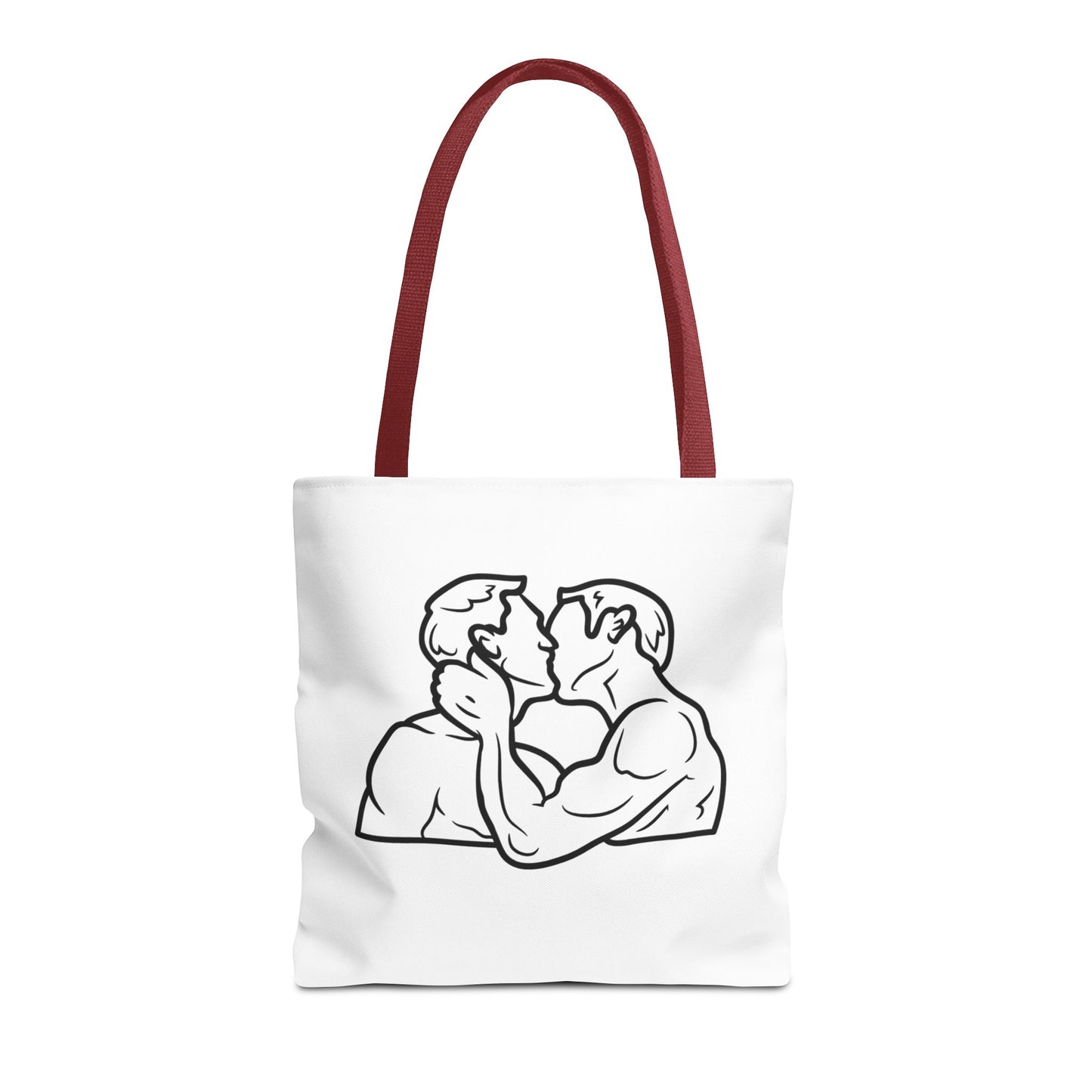 Queer Men Kissing Tote Bag
