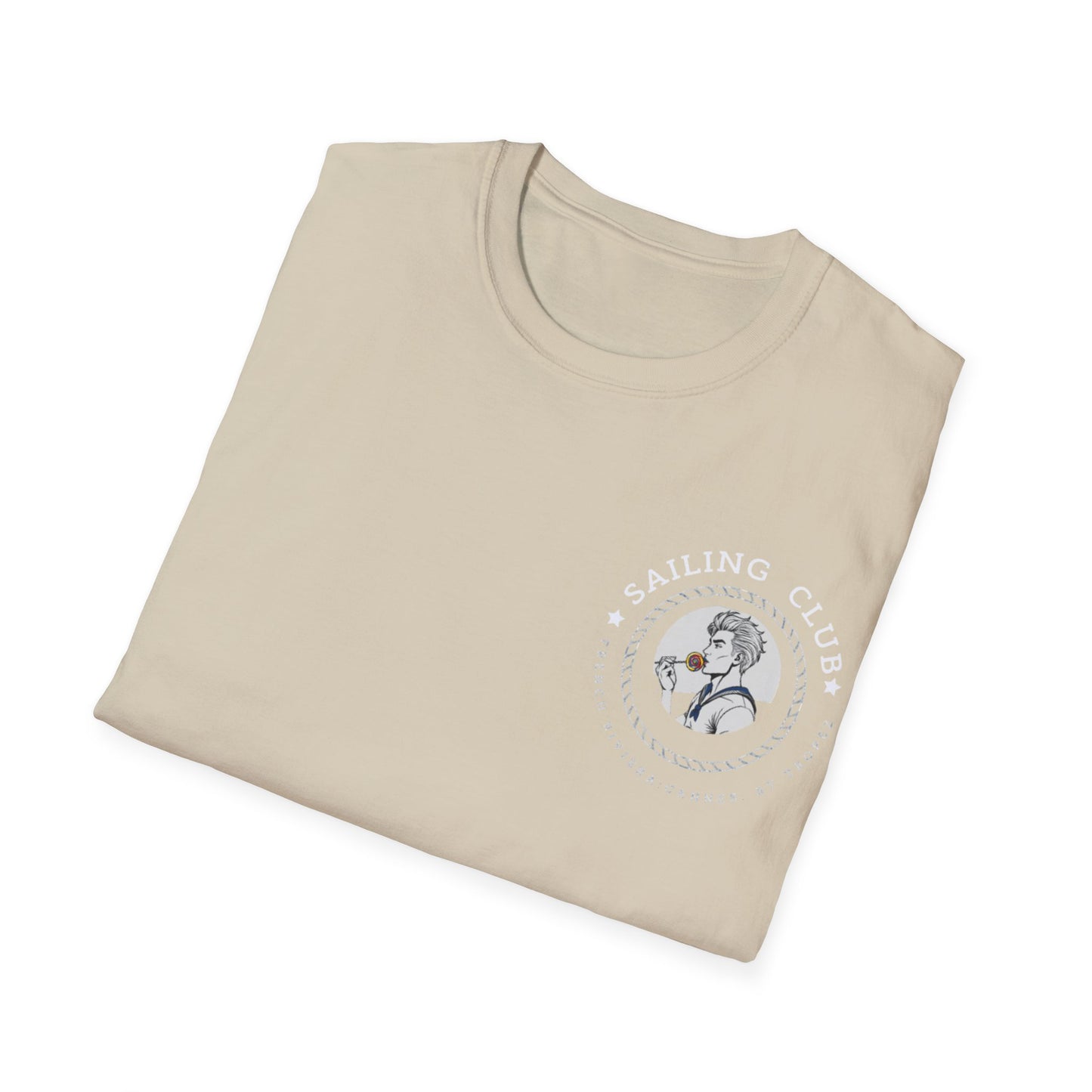 QUEER Sailing Club Unisex Softstyle T-Shirt - Fun Nautical Graphic Tee