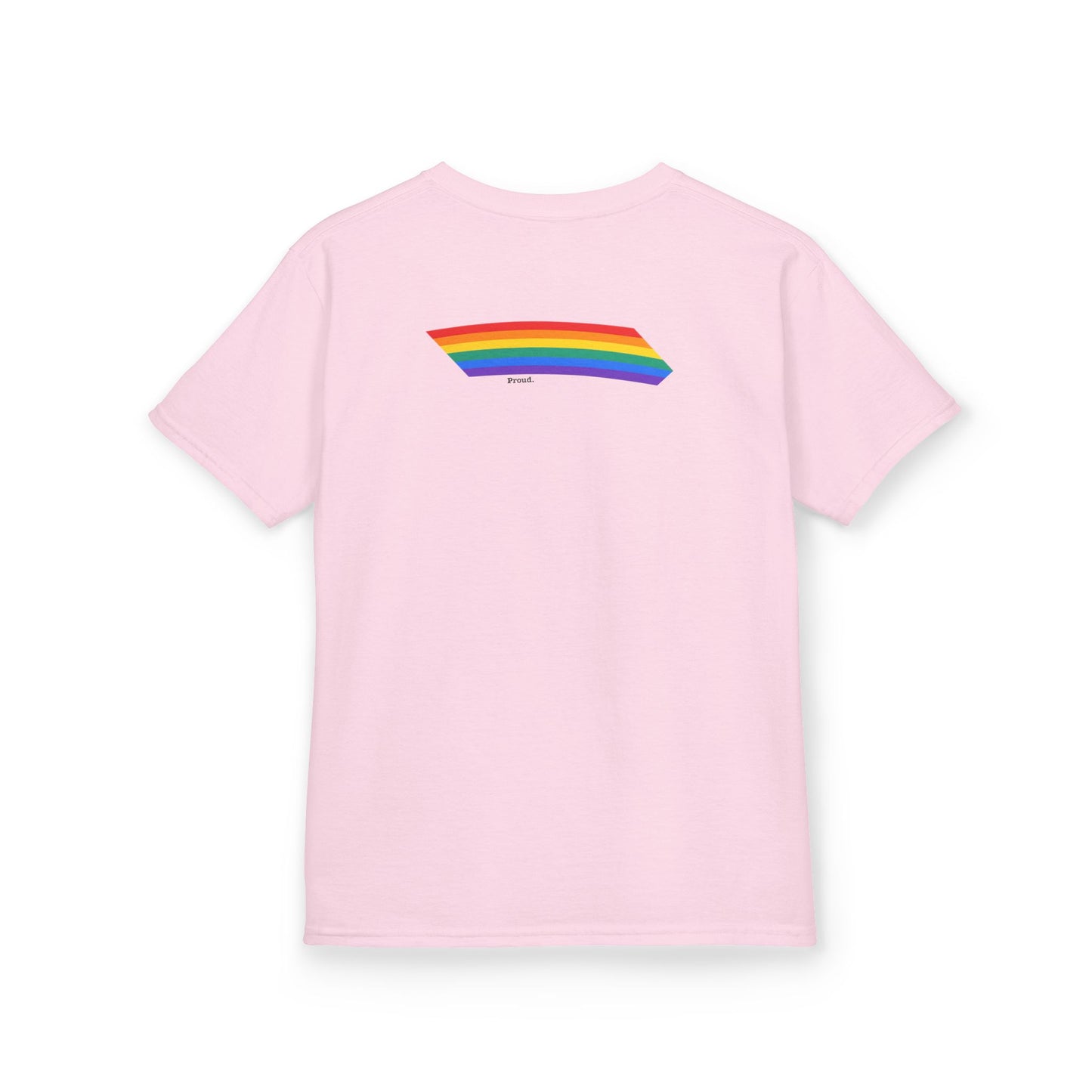 Kids Rainbow Graphic Tee - "Love out Loud" Design pride