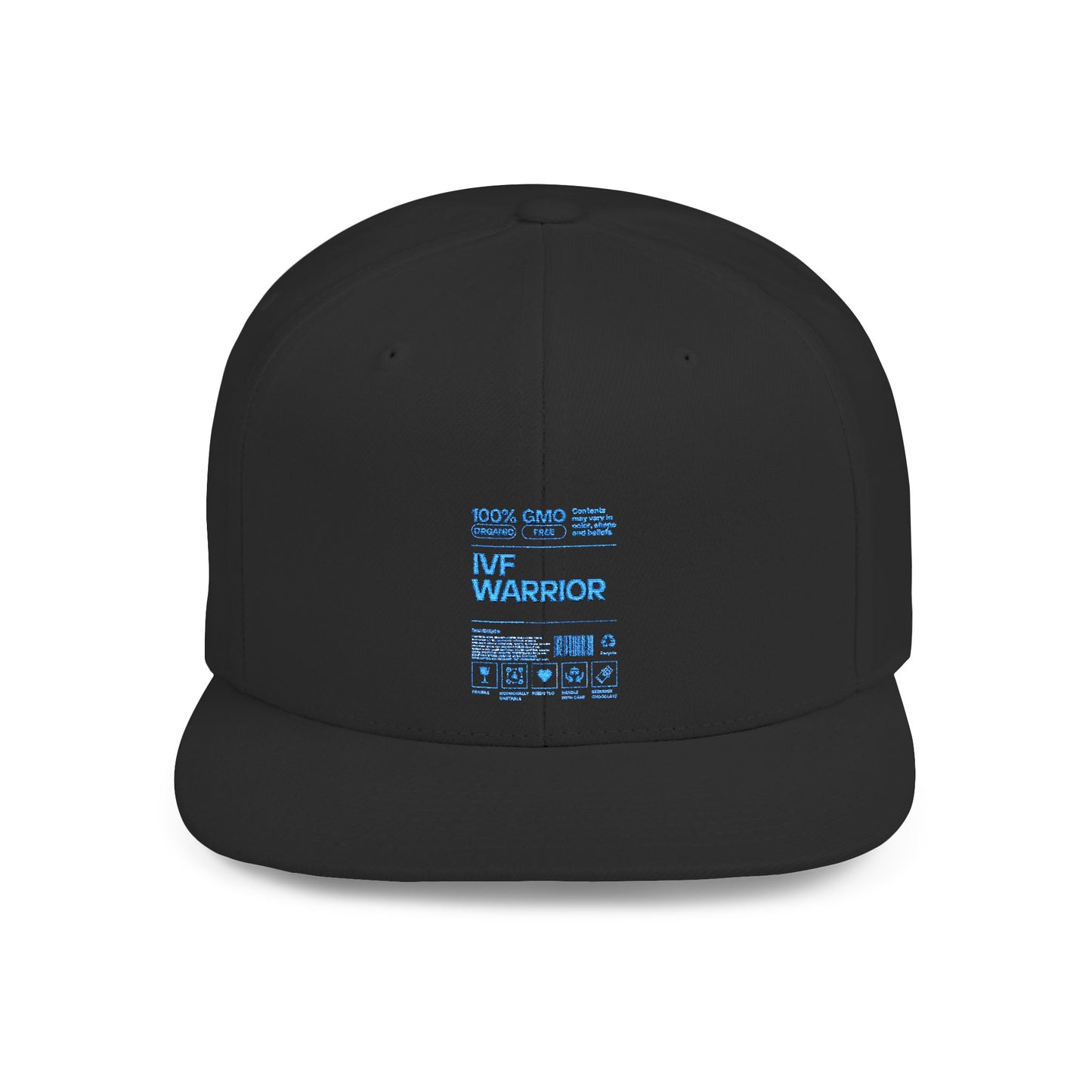 IVF Warrior Snapback Cap, Fertility Awareness Hat, Embroidered Snapback, Infertility Support Cap, Snapback Cap for IVF Journey