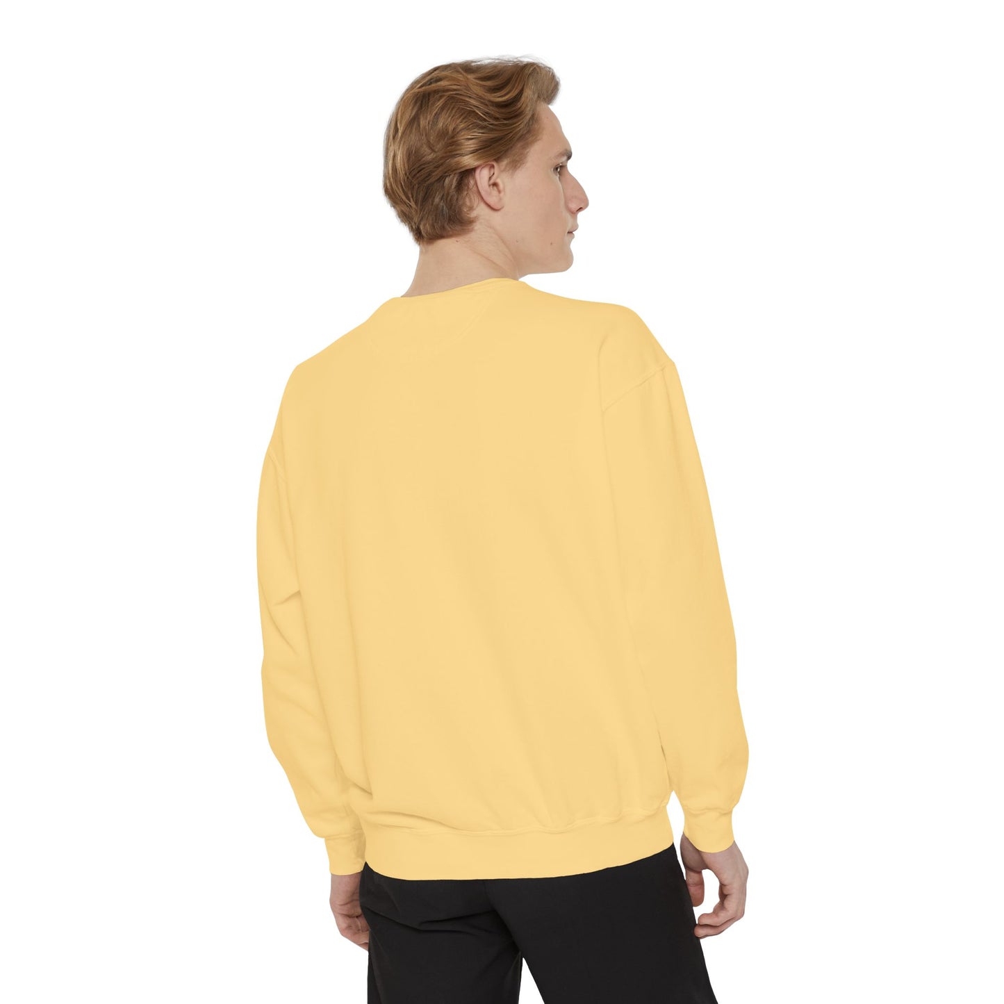 PRIDE MUMS2 Dot Rainbow Sweatshirt, Unisex Garment-Dyed Sweatshirt, Cozy Layering Piece, Perfect for Science Lovers, Gift for LGBTQ+ Ally