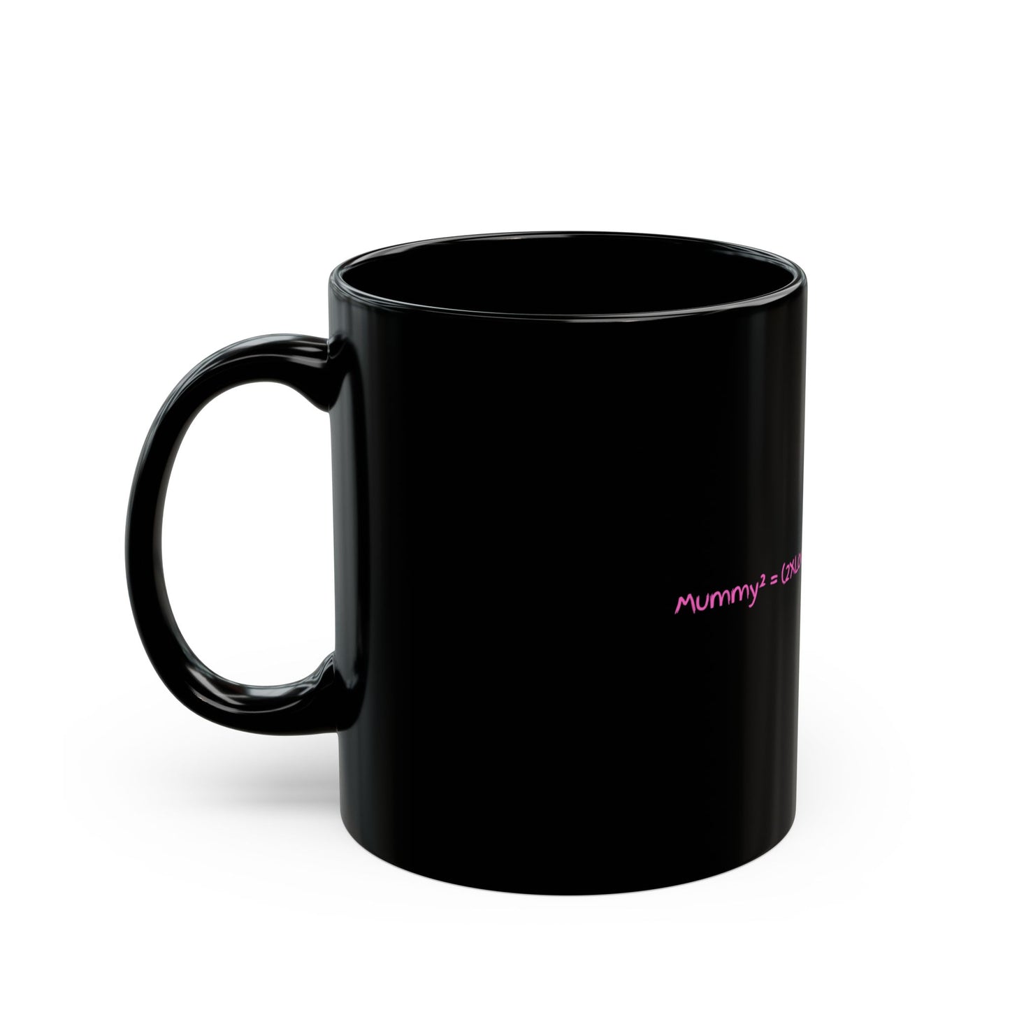 Two Mums LGBTQ Funny Black Mug for 2Mum family Gift for Mother's Day, Cute Coffee Cup, Unique Family Drinkware, Personalized Mug for Parents, Mum's Love