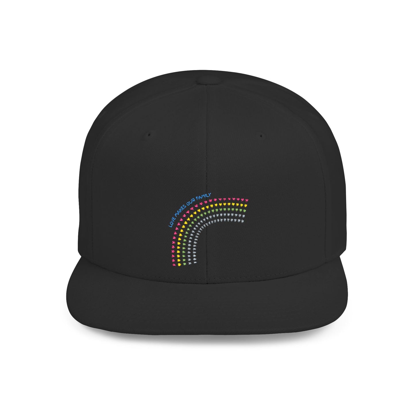 PRIDE LGBTQ+ FAMILY Snapback Cap, Fertility Awareness Hat, Embroidered Snapback, Pride Family matching caps