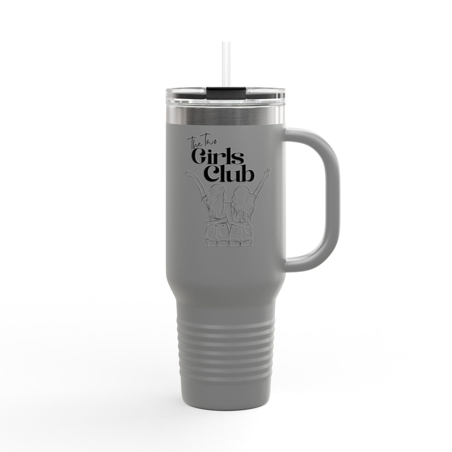 Two Girls Club celebrates Lesbian pride and is for girls who like girls unapologetically proud an Insulated Mug, Playful Lyrics for Lesbians