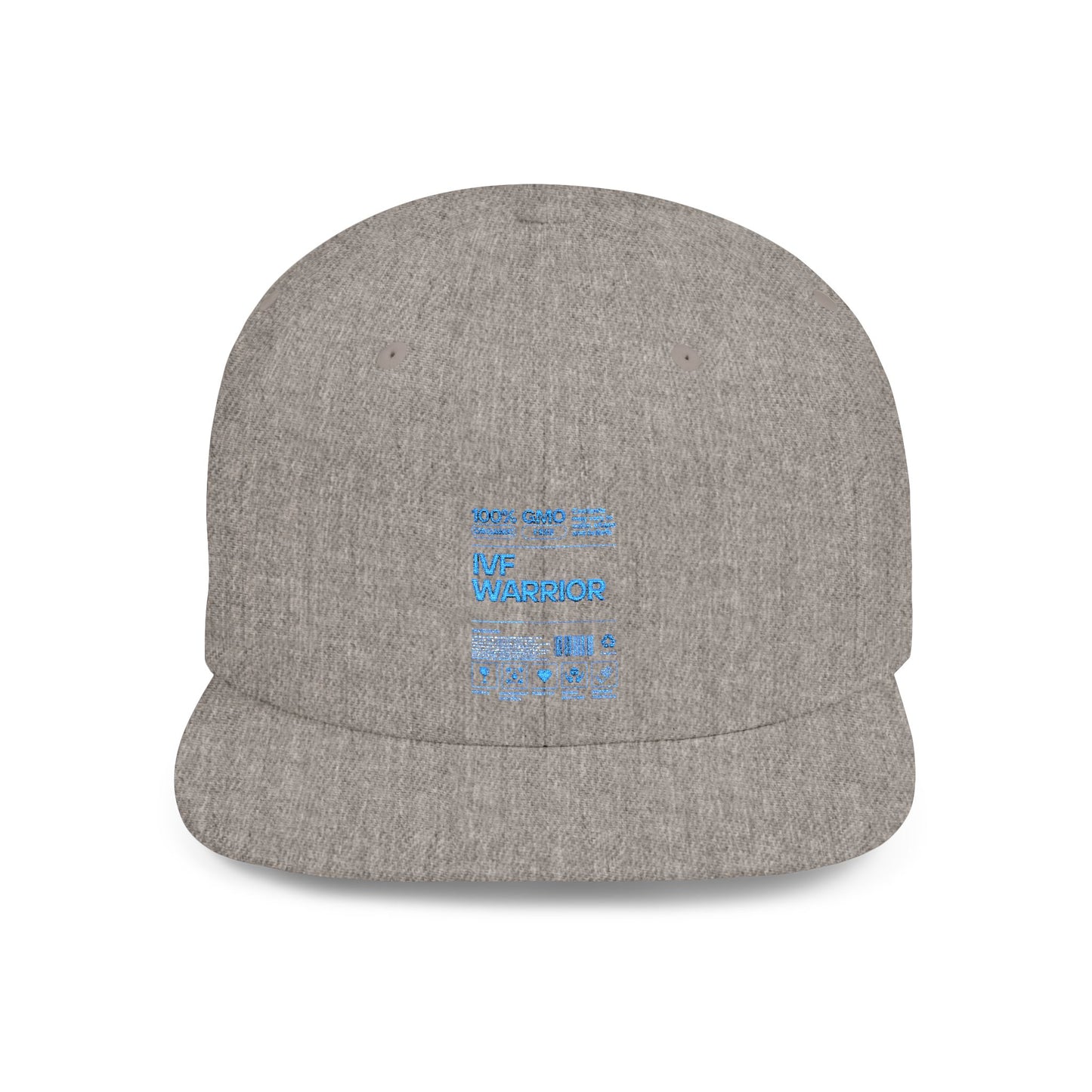 IVF Warrior Snapback Cap, Fertility Awareness Hat, Embroidered Snapback, Infertility Support Cap, Snapback Cap for IVF Journey