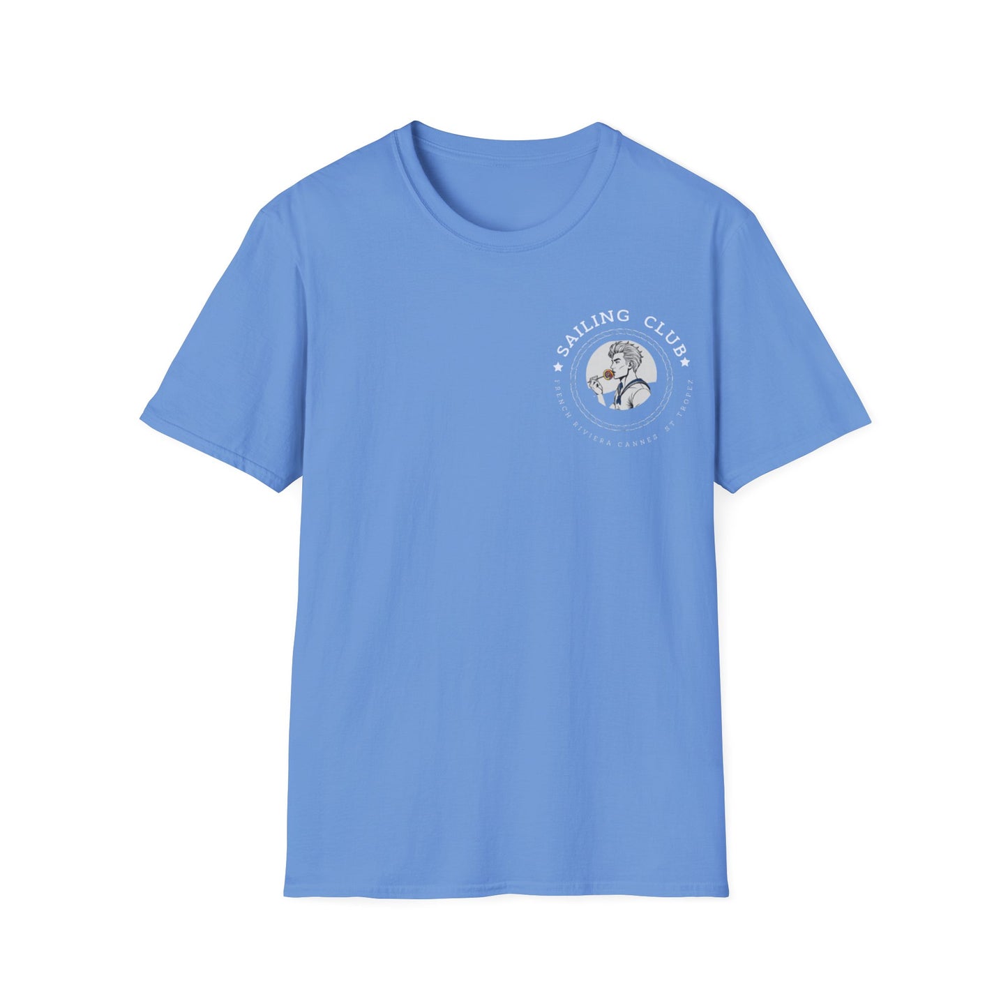 QUEER Sailing Club Unisex Softstyle T-Shirt - Fun Nautical Graphic Tee