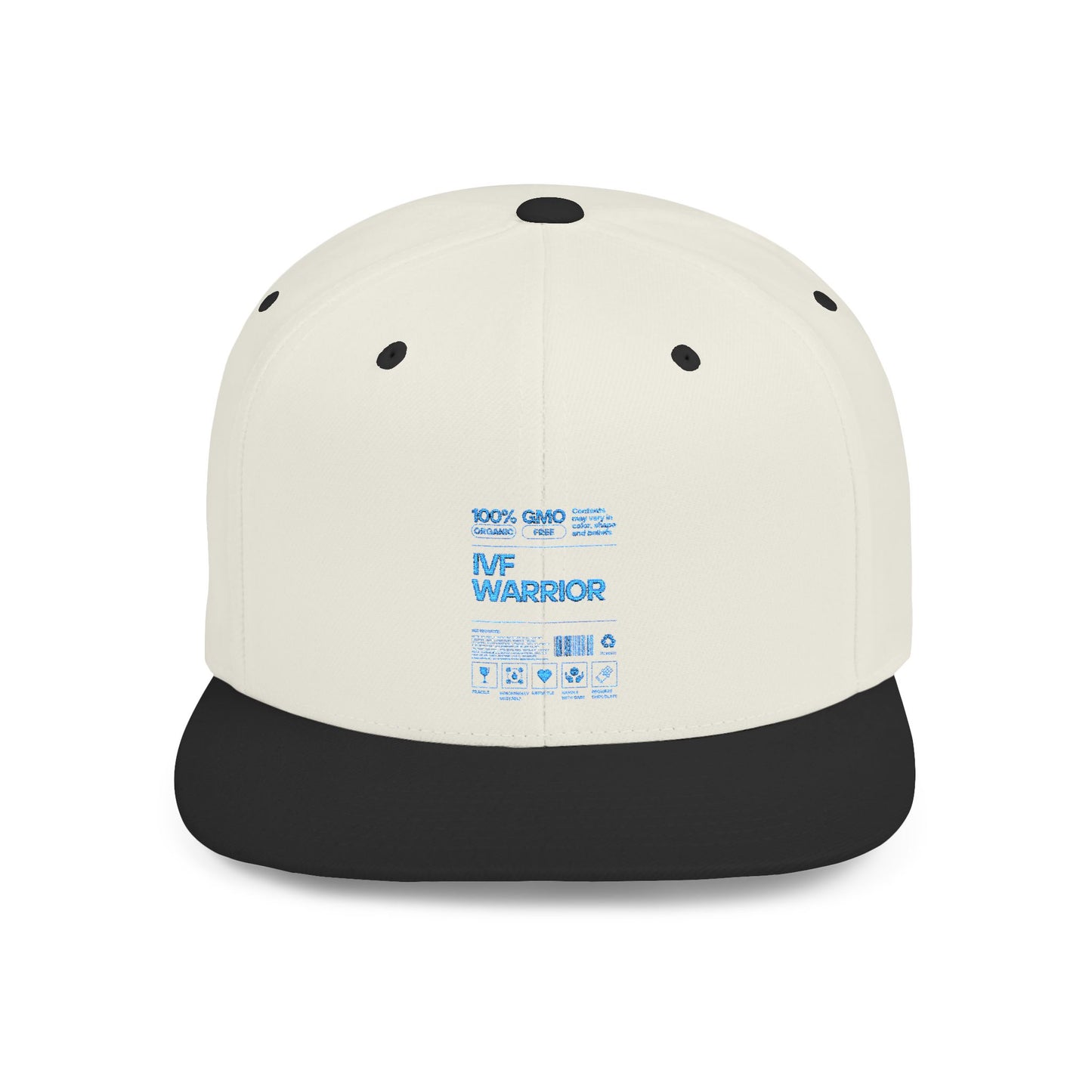 IVF Warrior Snapback Cap, Fertility Awareness Hat, Embroidered Snapback, Infertility Support Cap, Snapback Cap for IVF Journey