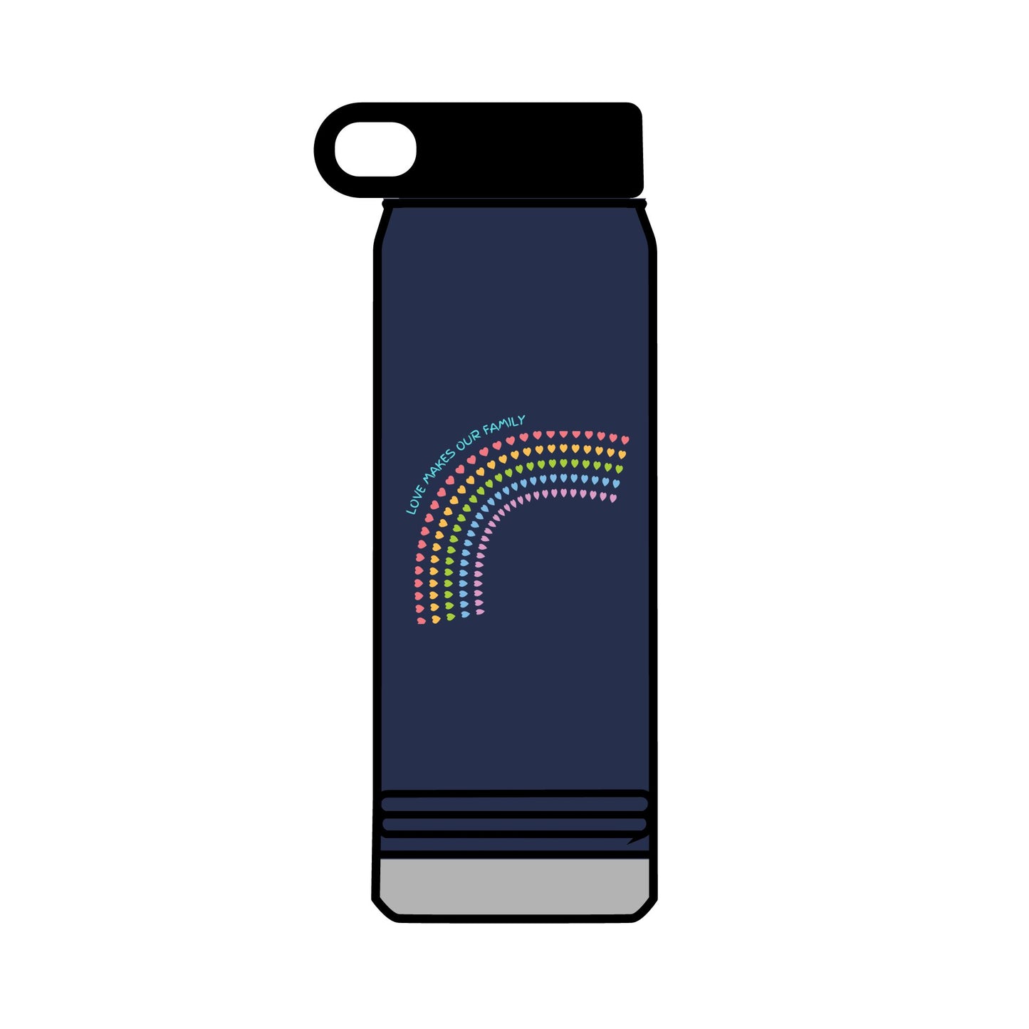 PRIDE LGBTQ+ Water Bottle, 32oz Reusable Drink Bottle, Stay hydrated at Pride, family matching bottles, Eco-Friendly Hydration,