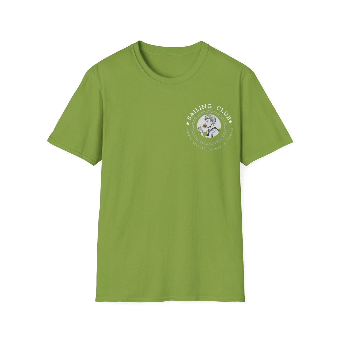 QUEER Sailing Club Unisex Softstyle T-Shirt - Fun Nautical Graphic Tee