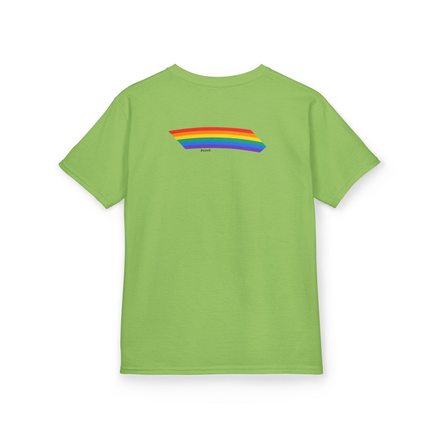 Kids Rainbow Graphic Tee - "Love out Loud" Design pride