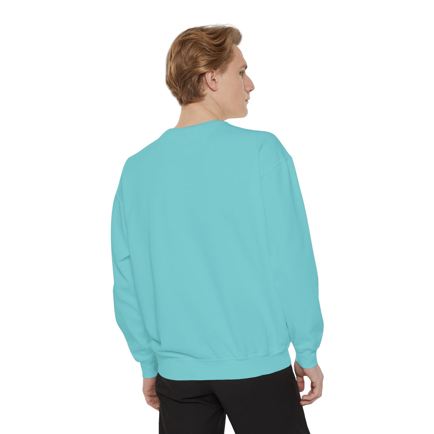 PRIDE MUMS2 Dot Rainbow Sweatshirt, Unisex Garment-Dyed Sweatshirt, Cozy Layering Piece, Perfect for Science Lovers, Gift for LGBTQ+ Ally