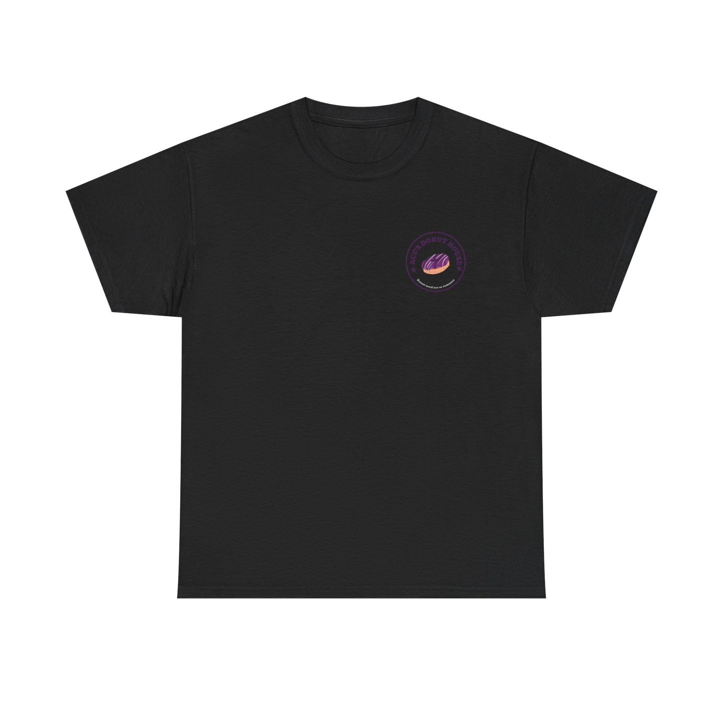 Unisex Heavy Cotton Tee - Ace and Aro fun tee "donut need sex or romance" Casual T-Shirt