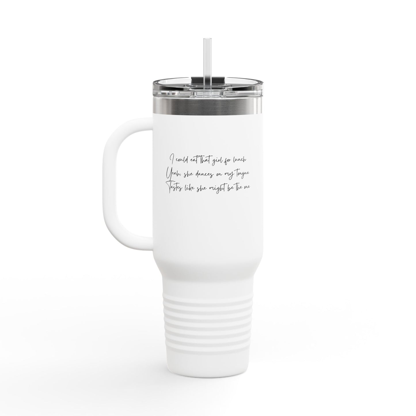 Two Girls Club celebrates Lesbian pride and is for girls who like girls unapologetically proud an Insulated Mug, Playful Lyrics for Lesbians