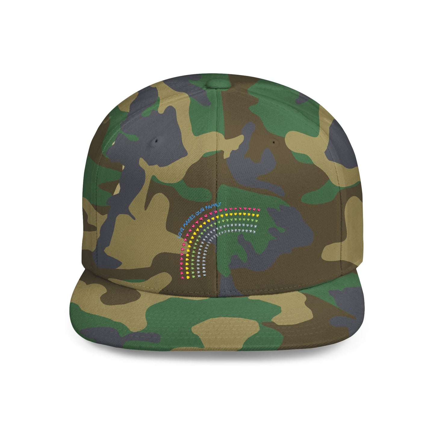 PRIDE LGBTQ+ FAMILY Snapback Cap, Fertility Awareness Hat, Embroidered Snapback, Pride Family matching caps