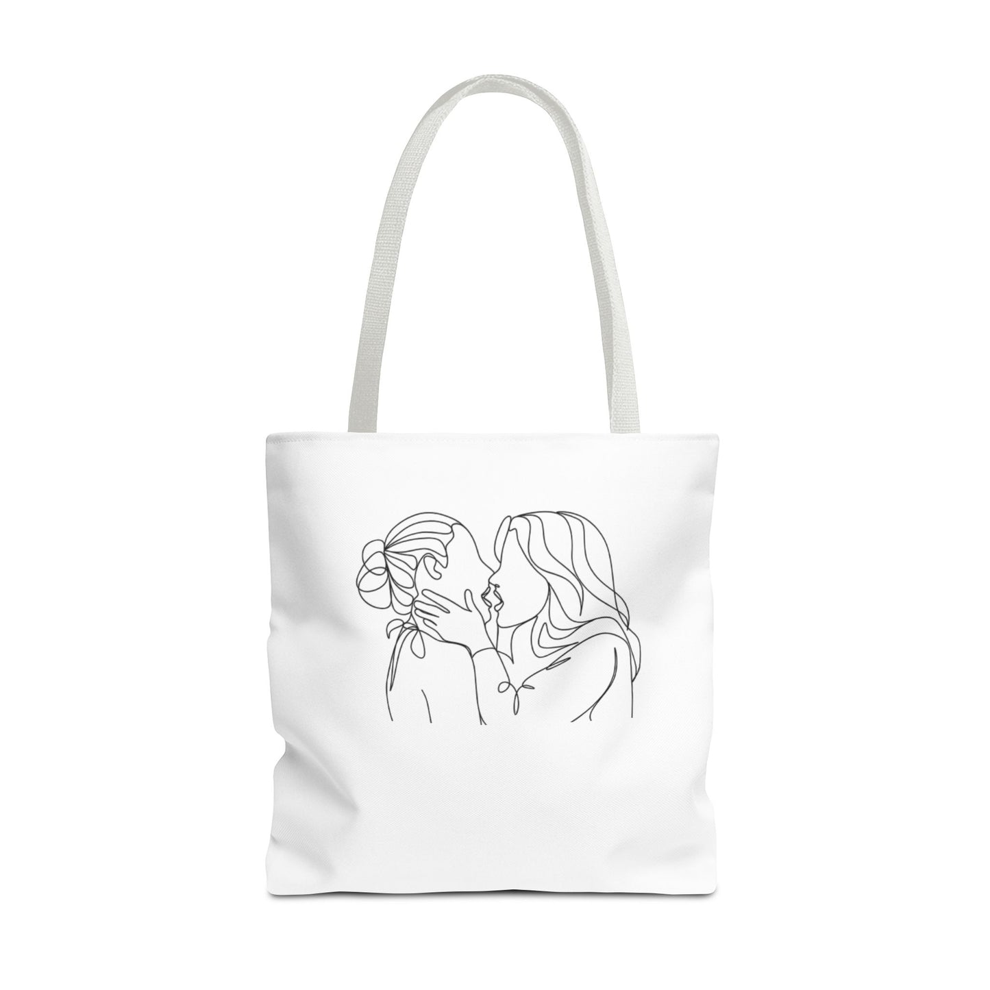 Lesbian Kiss Naughty Lyrics Tote Bag
