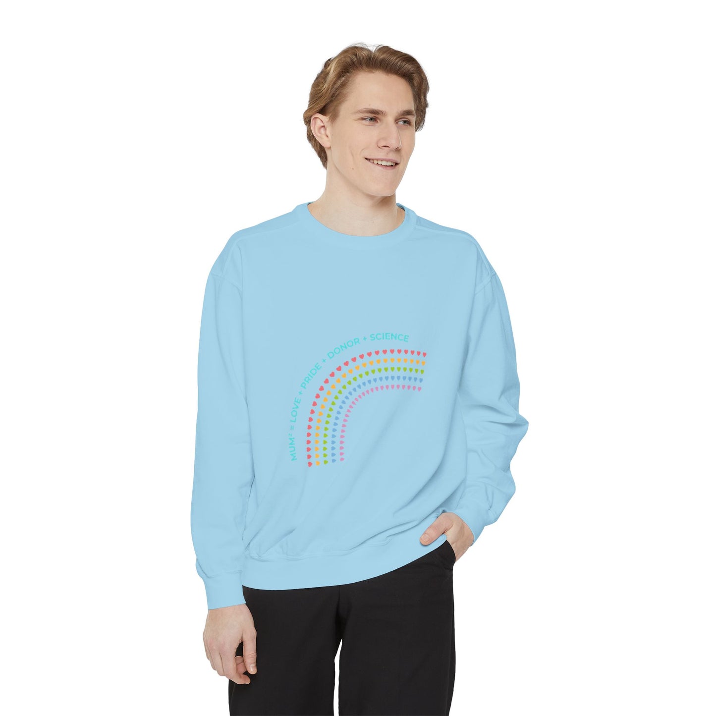 PRIDE MUMS Colorful Pride & Science Sweatshirt, Unisex Fashion, LGBTQ+ Apparel, Comfortable Casual Wear, Perfect Gift for Pride Month