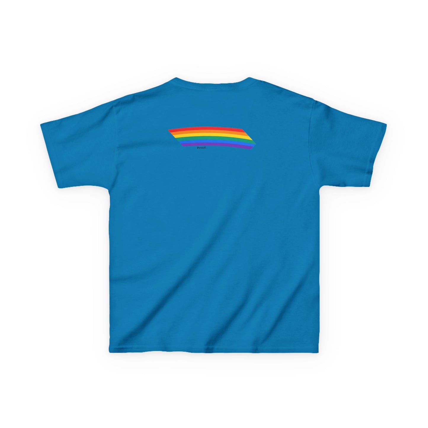 Kids Rainbow Graphic Tee - "Love out Loud" Design pride