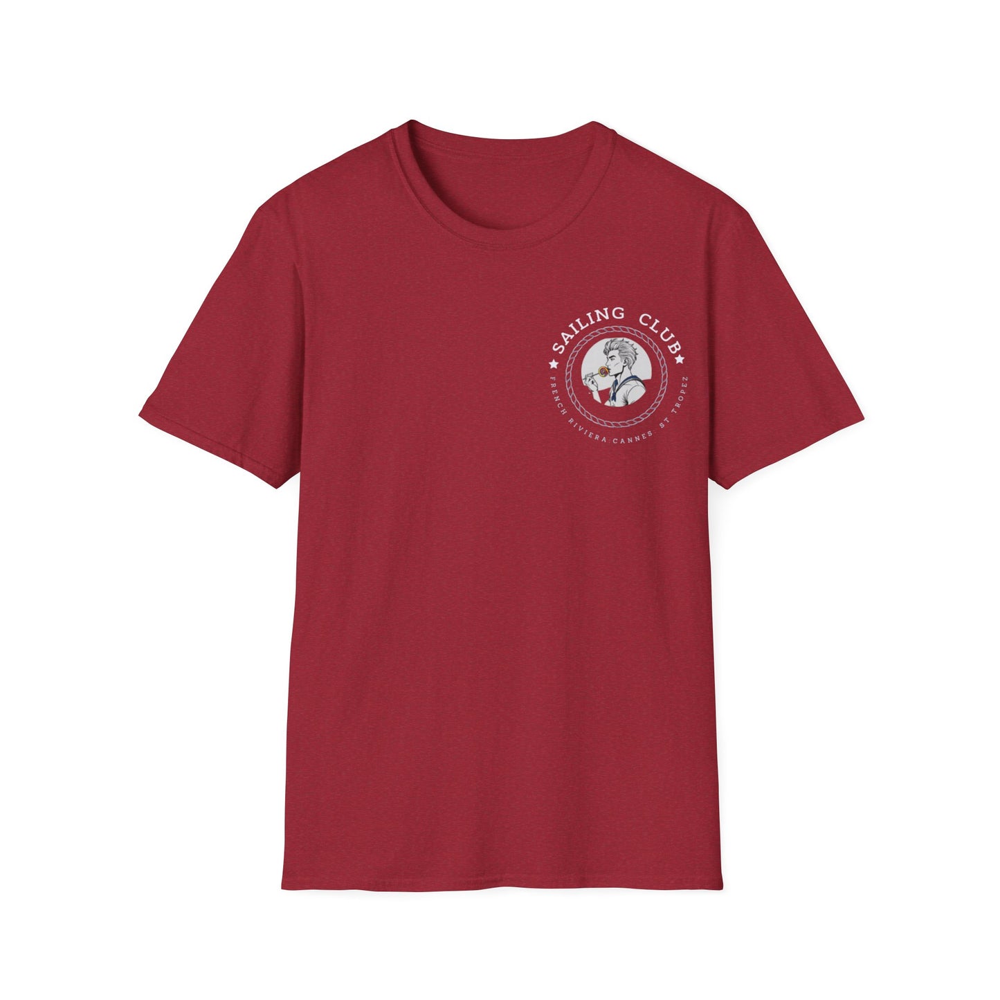 QUEER Sailing Club Unisex Softstyle T-Shirt - Fun Nautical Graphic Tee