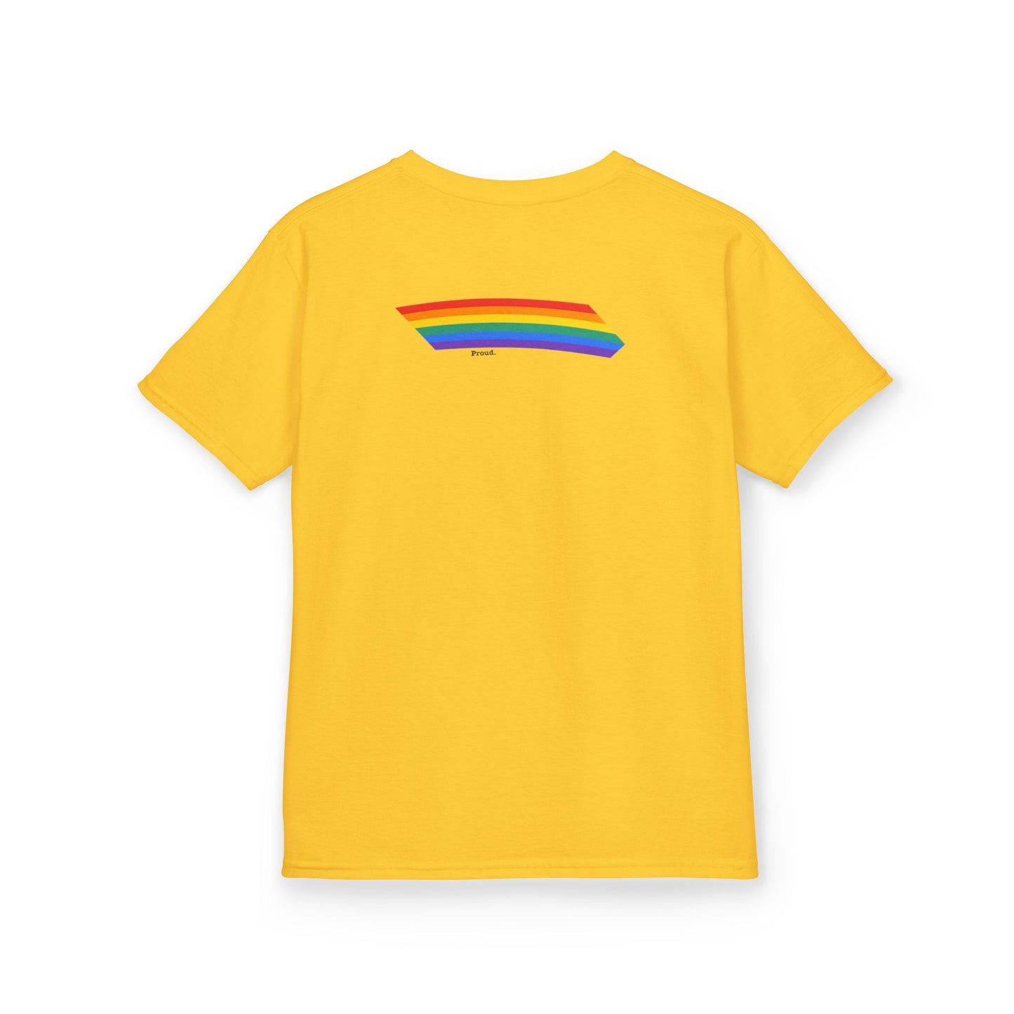 Kids Rainbow Graphic Tee - "Love out Loud" Design pride