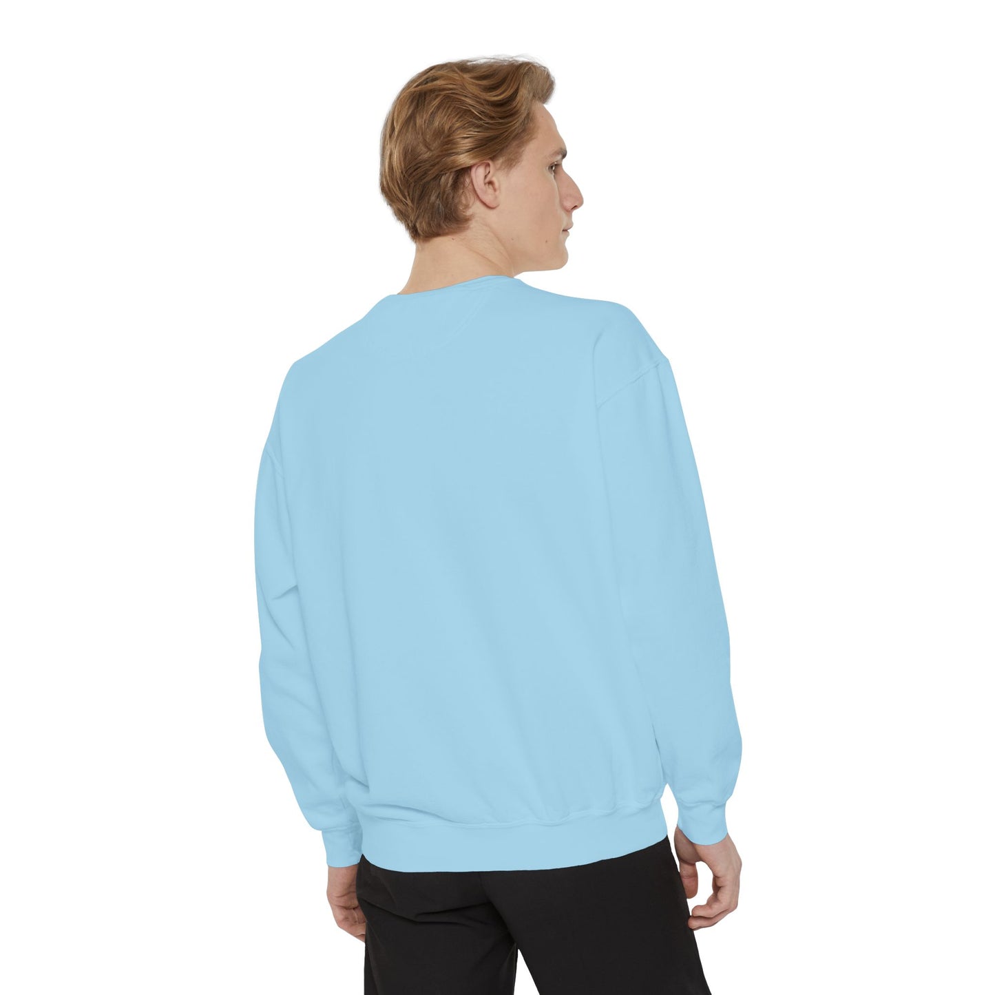 PRIDE MUMS2 Dot Rainbow Sweatshirt, Unisex Garment-Dyed Sweatshirt, Cozy Layering Piece, Perfect for Science Lovers, Gift for LGBTQ+ Ally