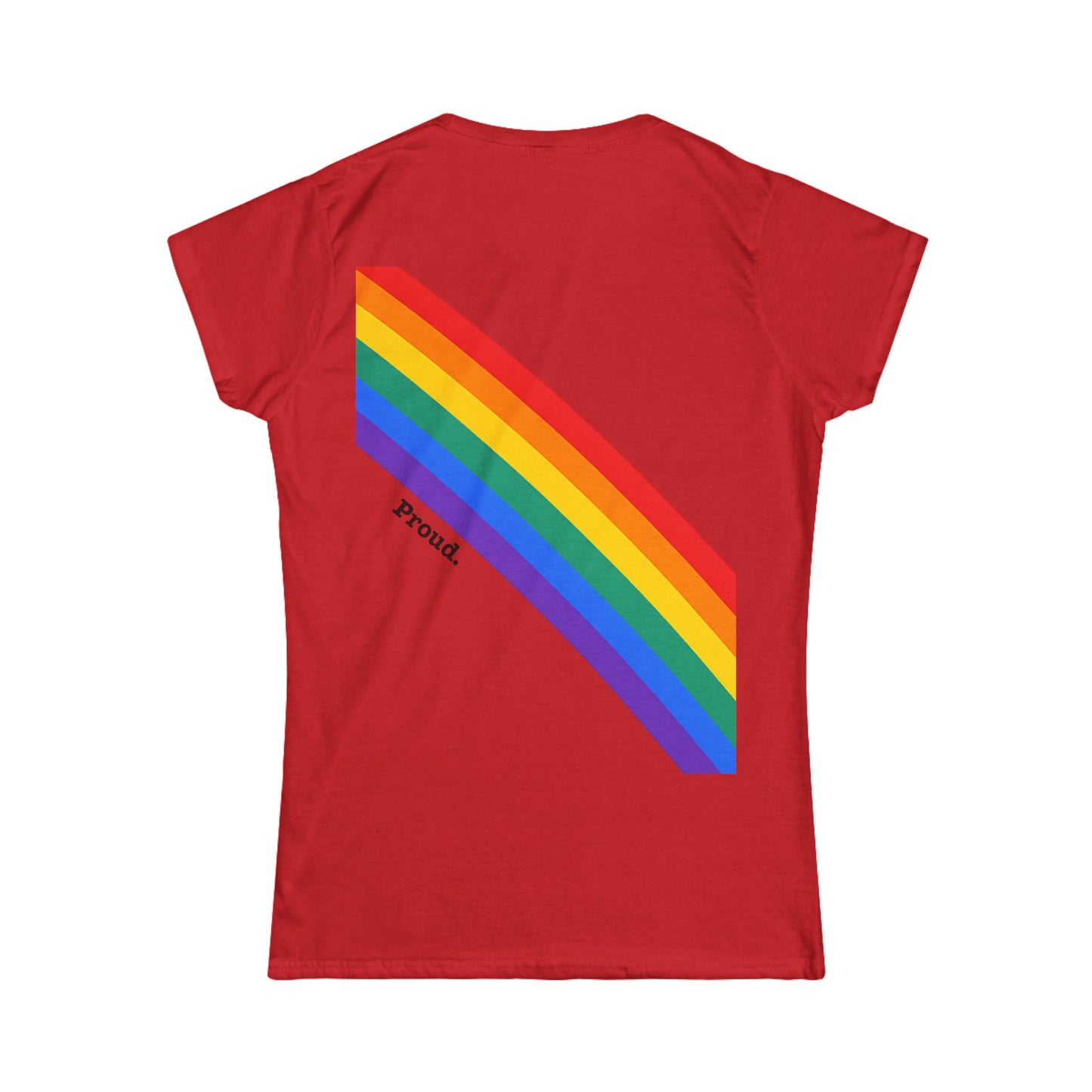 Pride Rainbow Tee - Love out loud & proud