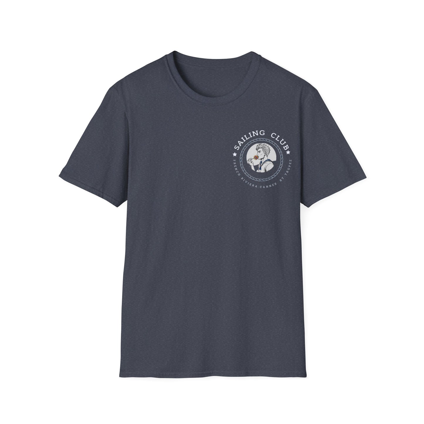 QUEER Sailing Club Unisex Softstyle T-Shirt - Fun Nautical Graphic Tee