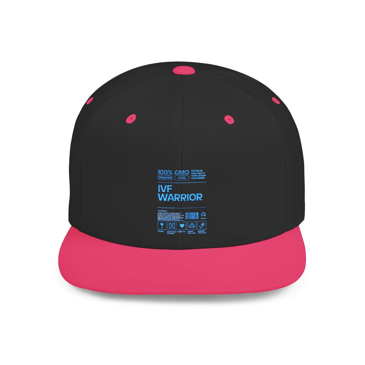 IVF Warrior Snapback Cap, Fertility Awareness Hat, Embroidered Snapback, Infertility Support Cap, Snapback Cap for IVF Journey