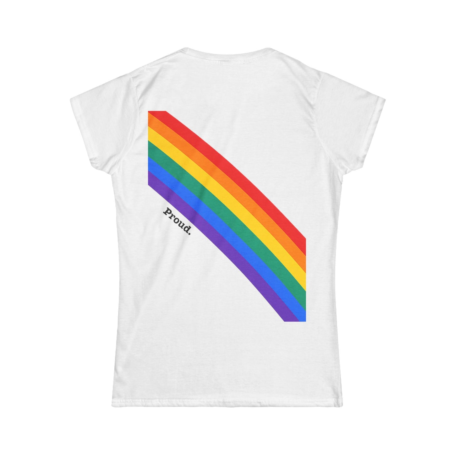 Pride Rainbow Tee - Love out loud & proud